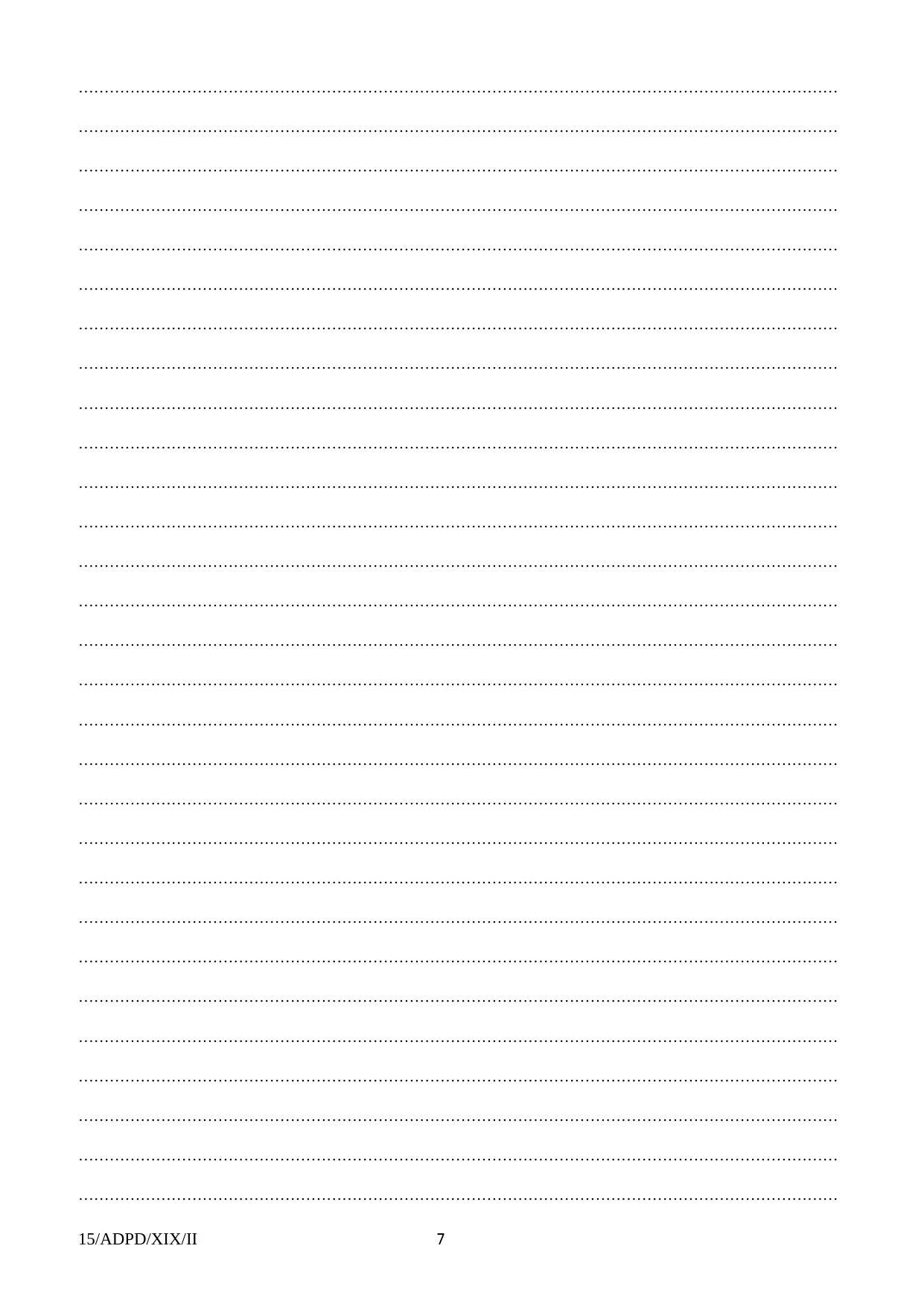 FTII JET Three Year Post Graduate Diploma in Art Direction and Production Design (Film Wing) 2019 Question Paper - Page 7
