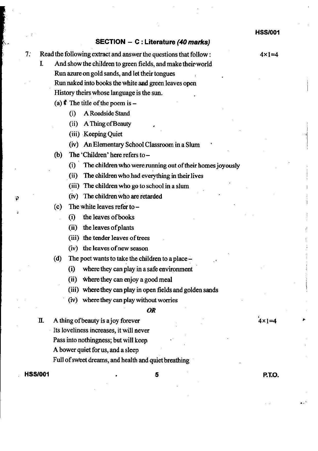 MBSE HSSLC 2022 Arts Question Paper - Page 12
