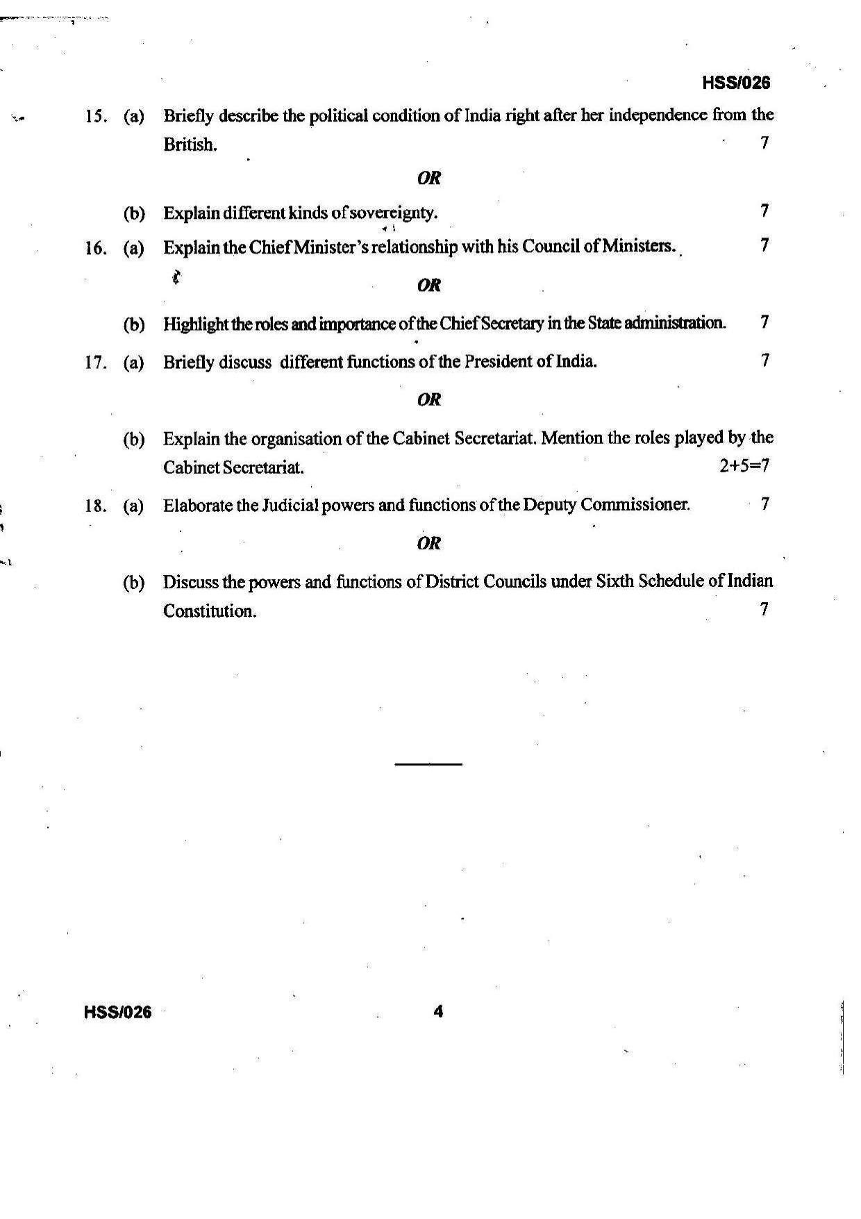 MBSE HSSLC 2022 Arts Question Paper - Page 44