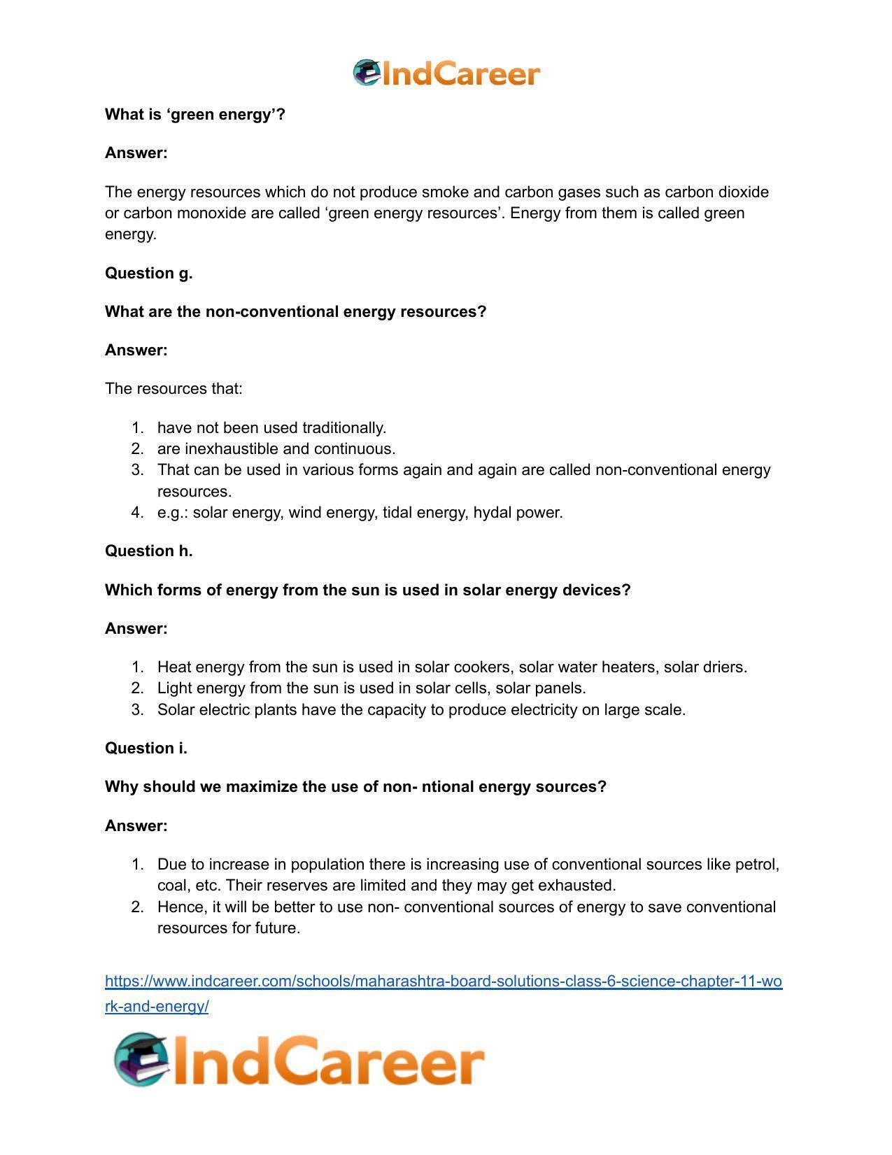 Maharashtra Board Solutions Class 6-Science: Chapter 11- Work and Energy - Page 6