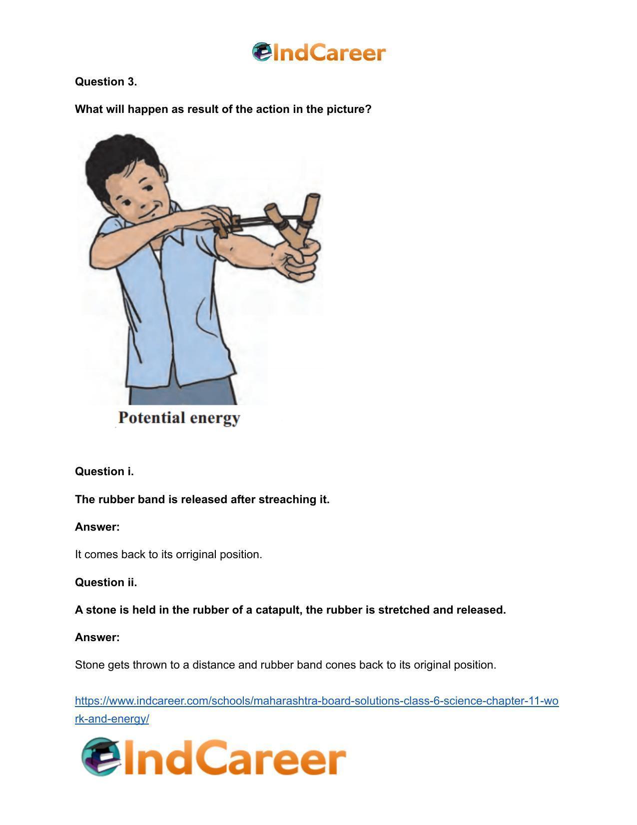 Maharashtra Board Solutions Class 6-Science: Chapter 11- Work and Energy - Page 13