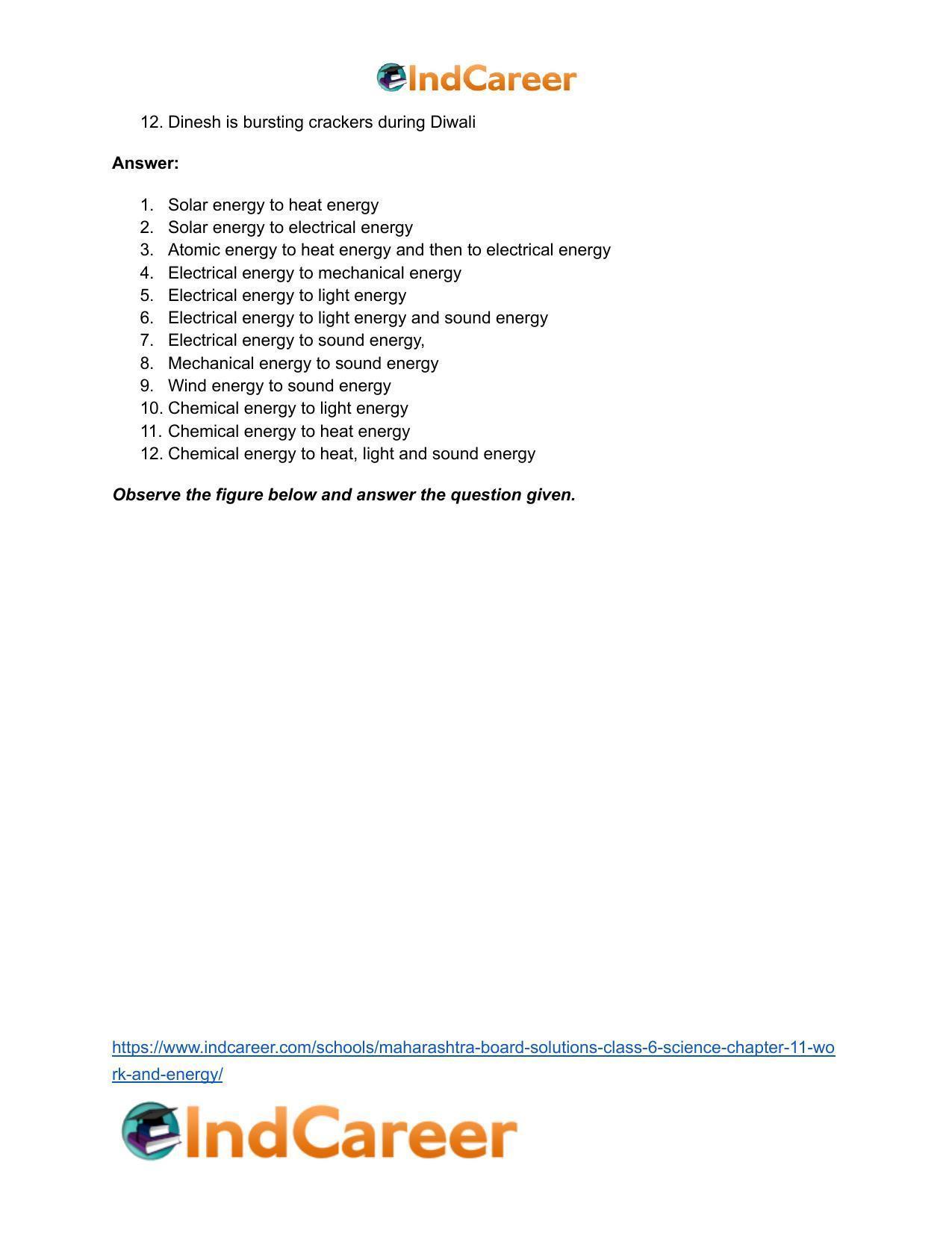 Maharashtra Board Solutions Class 6-Science: Chapter 11- Work and Energy - Page 20