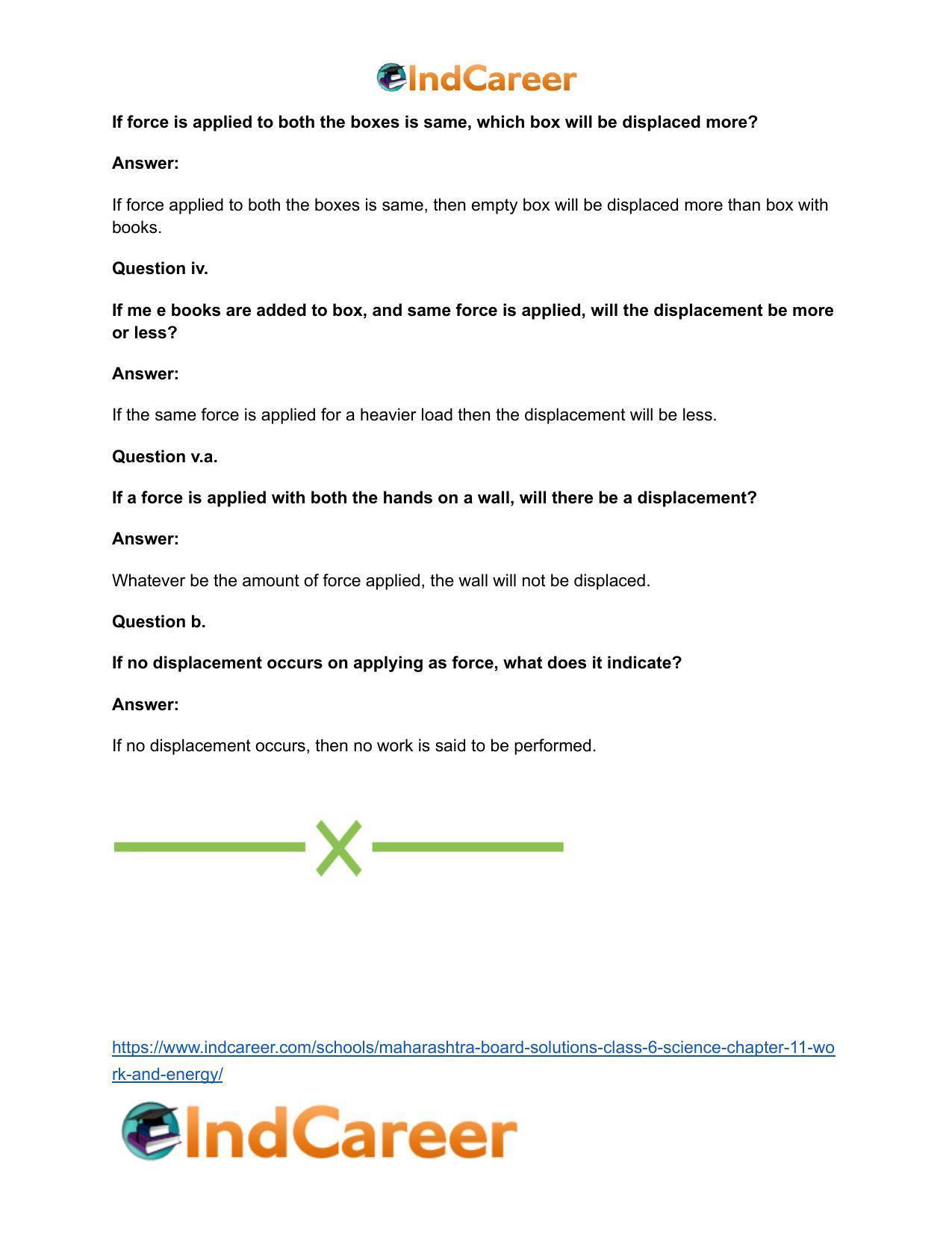 Maharashtra Board Solutions Class 6-Science: Chapter 11- Work and Energy - Page 22