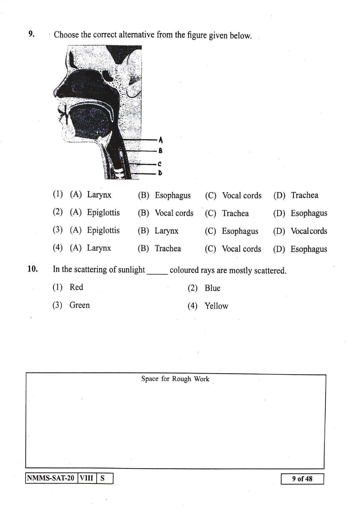 SAT GUJRATI  2020-21 Class 8 Maharashtra NMMS Question Papers - Page 9
