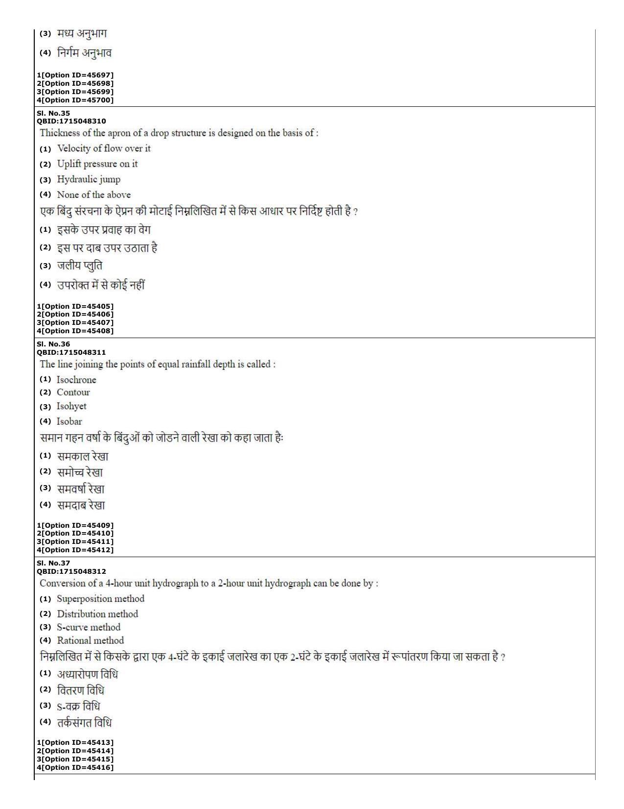 CUET (PG) 2022: PGQP-78 Soil Science – Soil & Water Conservation (11-09-2022) Question Paper - Page 14
