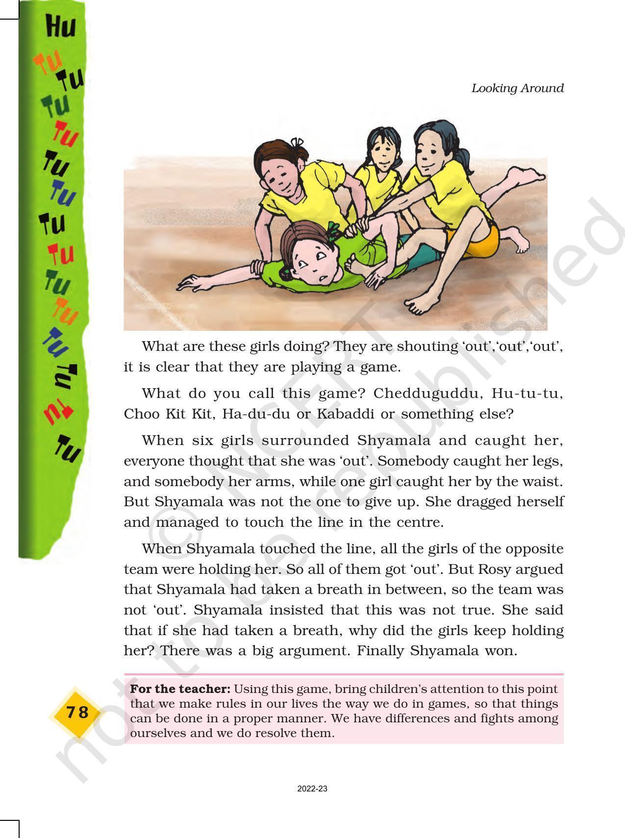 NCERT Book for Class 4 EVS Chapter 10 Hu Tu Tu, Hu Tu Tu - Page 2