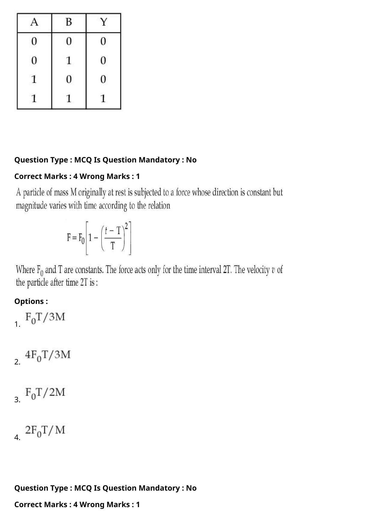 JEE Mains 2021: BTech Punjabi (Shift 2) 27-07-2021 Question Paper - Page 7