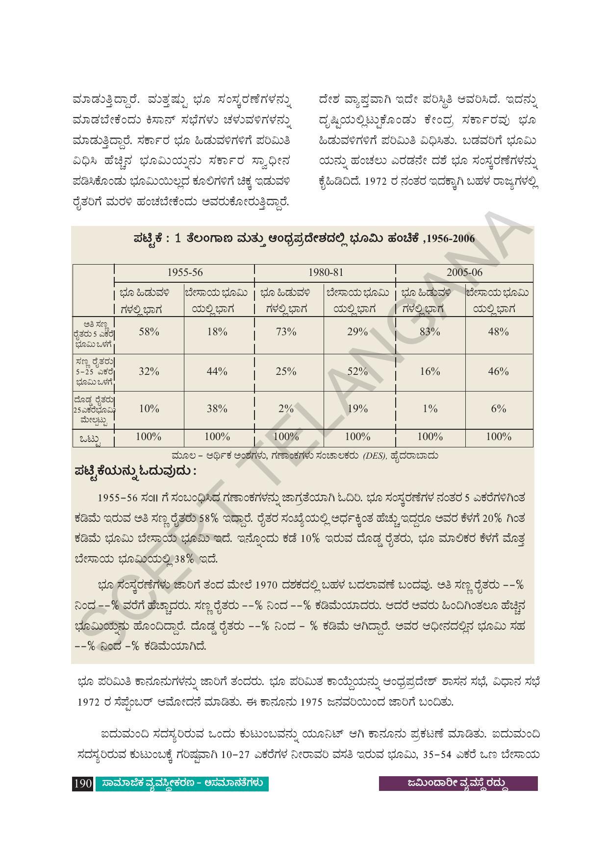 TS SCERT Class 8 Social Science (Kannada Medium) Text Book - Page 200