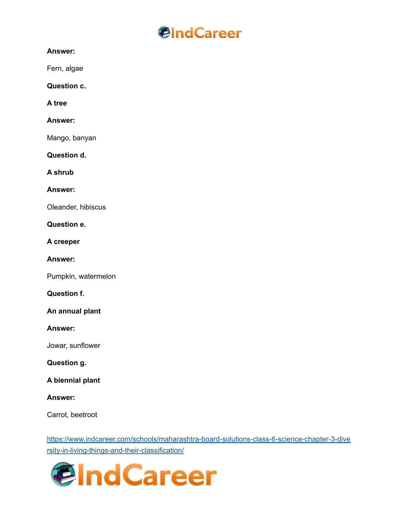 Maharashtra Board Solutions Class 6-Science: Chapter 3- Diversity in Living Things and their Classification - Page 7
