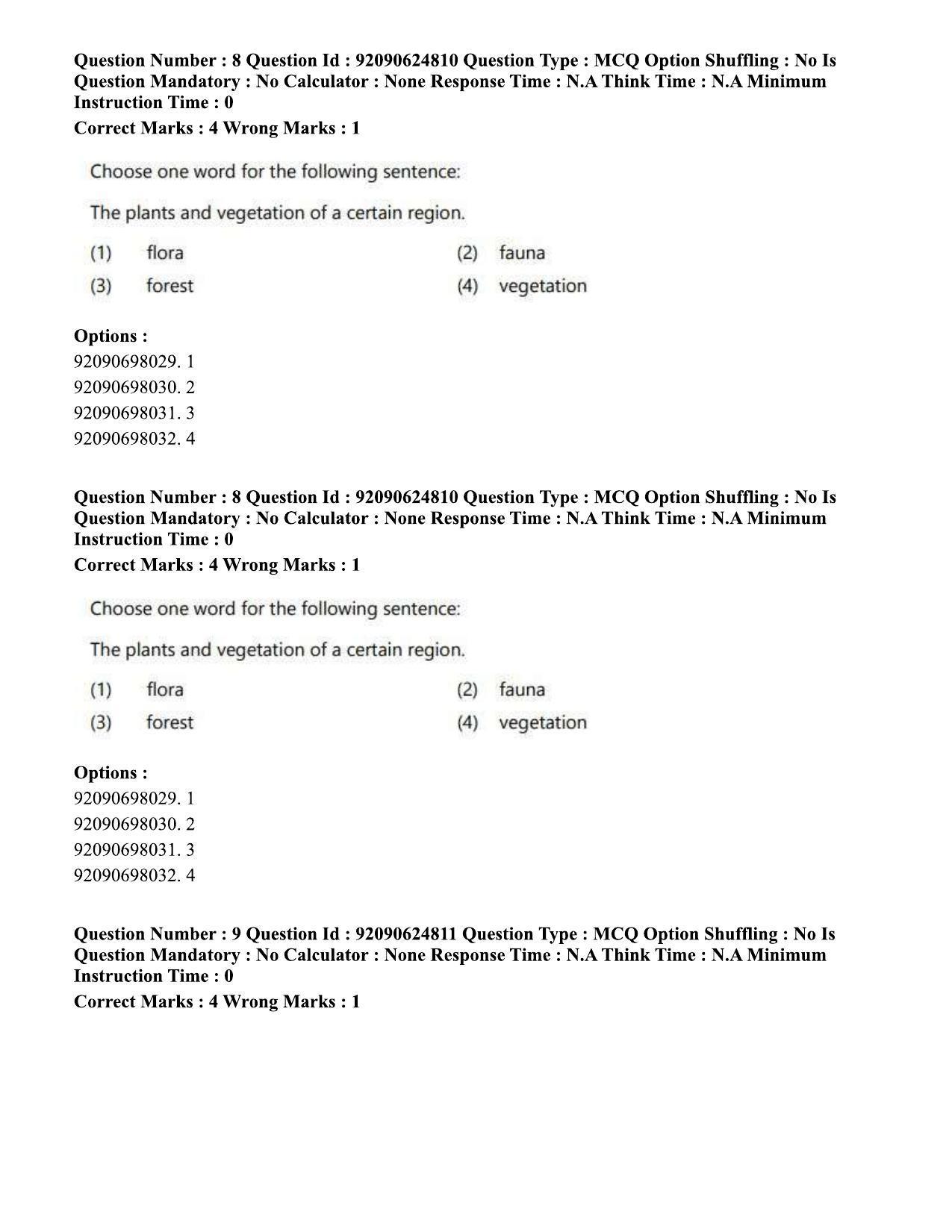 CUET PG 2023: HUQP01 – Ancient Indian History, Culture & Arch (Eng) - Shift 3 (24-06-2023) Question Paper  - Page 9
