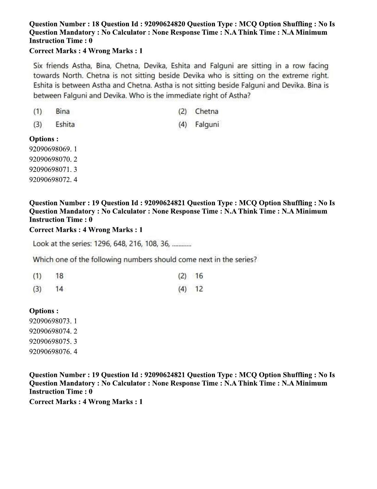 CUET PG 2023: HUQP01 – Ancient Indian History, Culture & Arch (Eng) - Shift 3 (24-06-2023) Question Paper  - Page 18