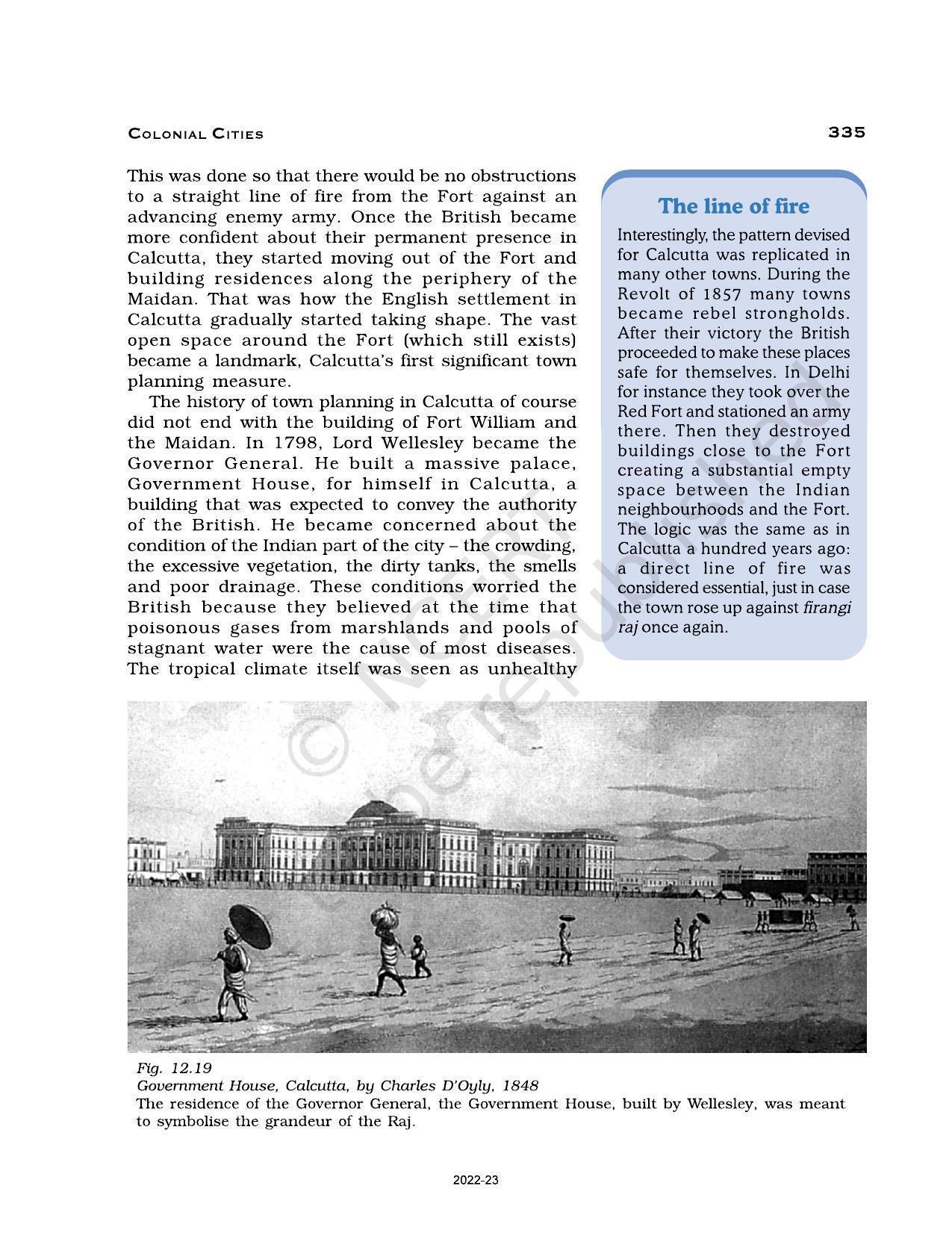 NCERT Book for Class 12 History (Part-III) Chapter 12 Colonial Cities - Page 20
