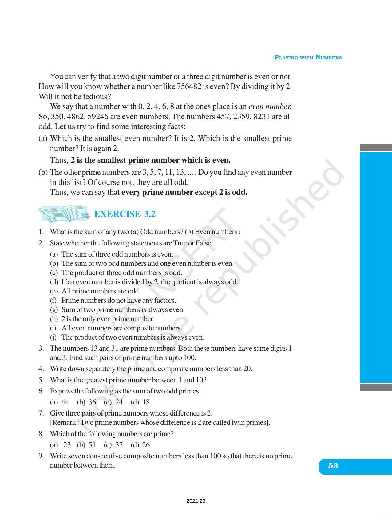 NCERT Book for Class 6 Maths: Chapter 3-Playing With Numbers - Page 8
