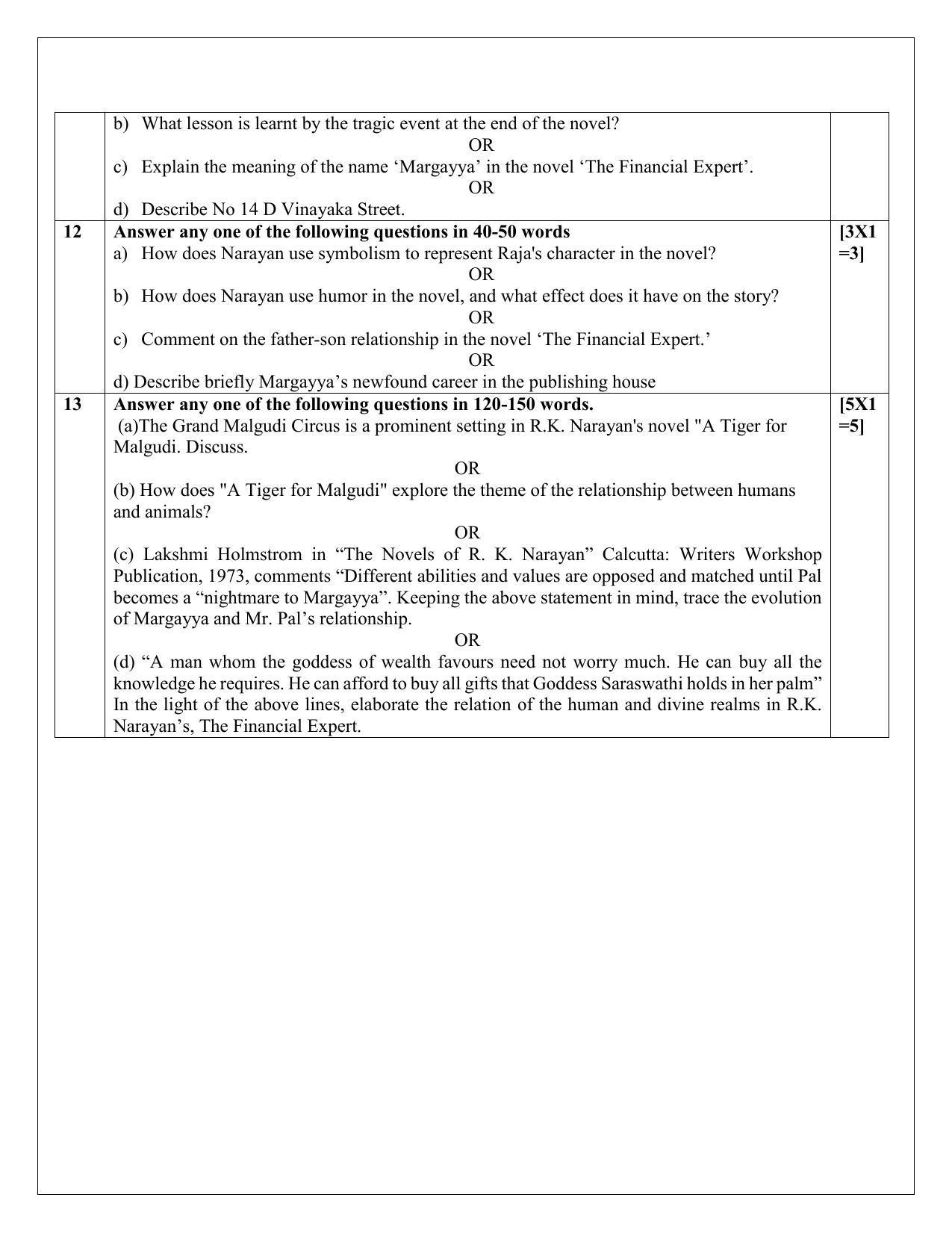 CBSE Class 12 English Elective Sample Paper 2024 - Page 11
