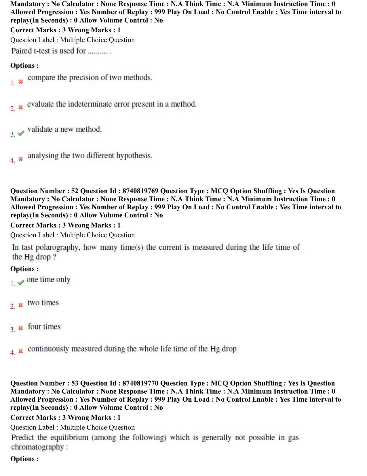 BHU RET Chemistry 2021 Question Paper  - Page 29