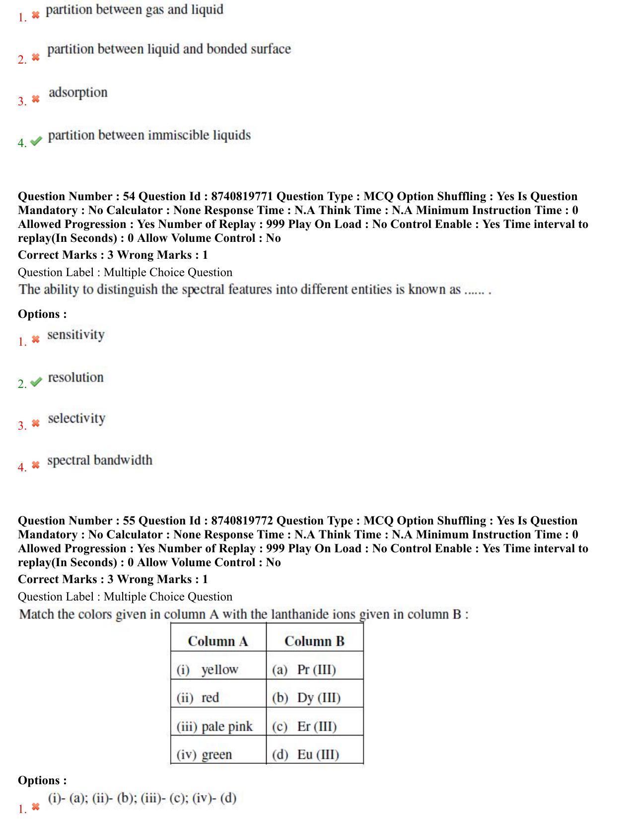 BHU RET Chemistry 2021 Question Paper  - Page 30