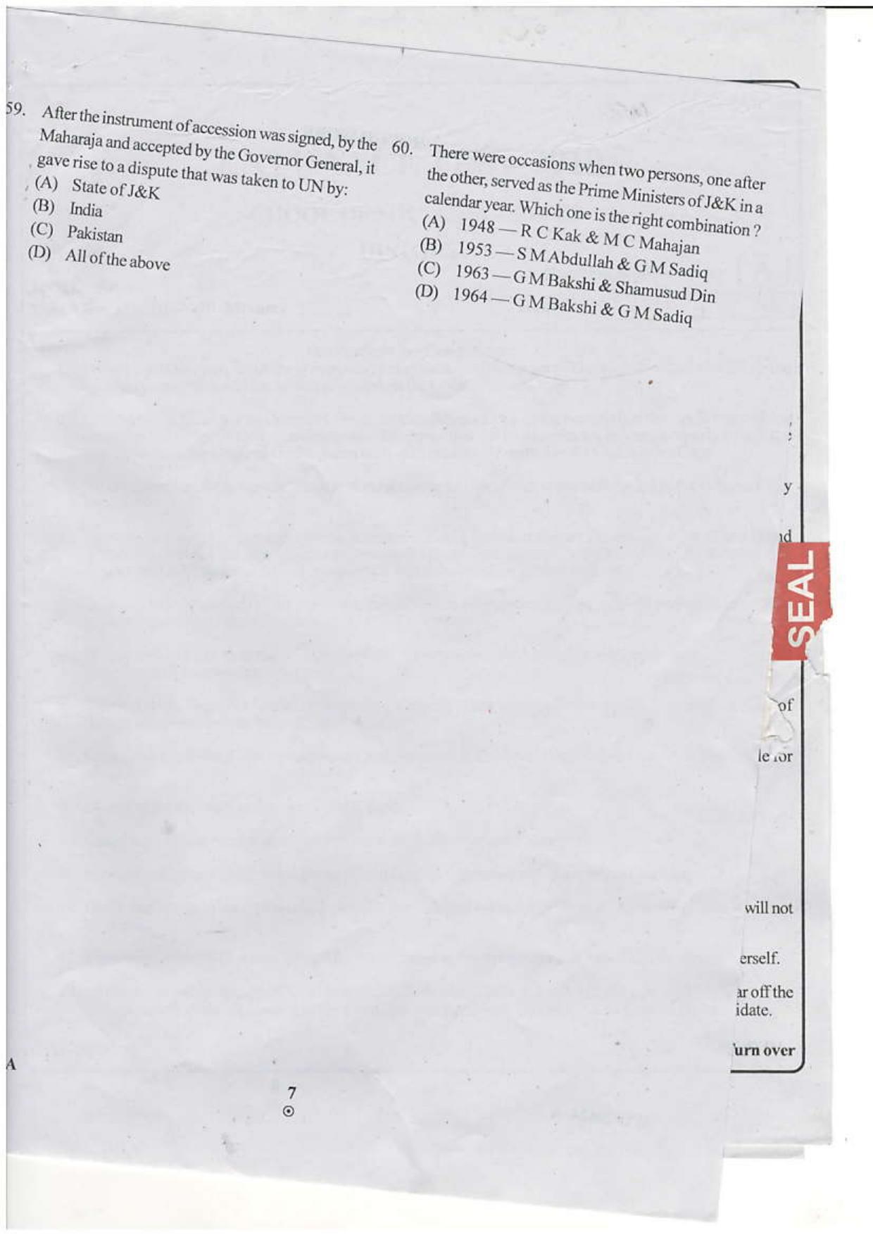 KUET 2023 M.A. History Question Paper - Page 22