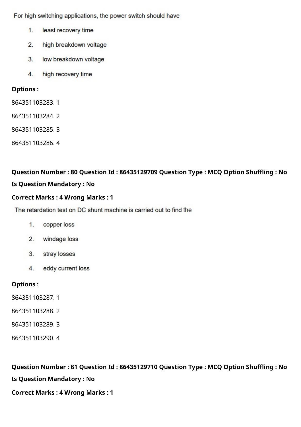 CUET PG 2021 PGQP58 Question Paper - Page 42