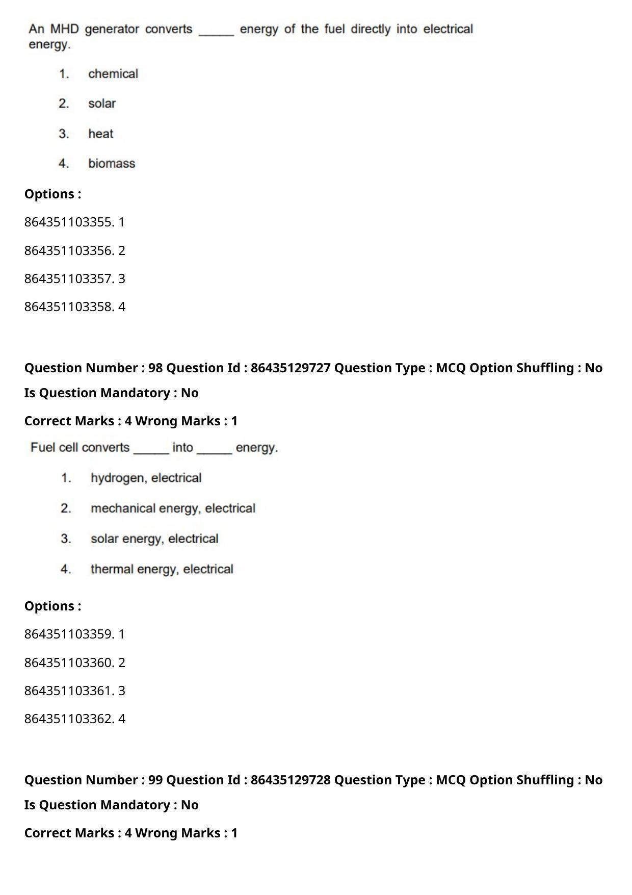 CUET PG 2021 PGQP58 Question Paper - Page 51