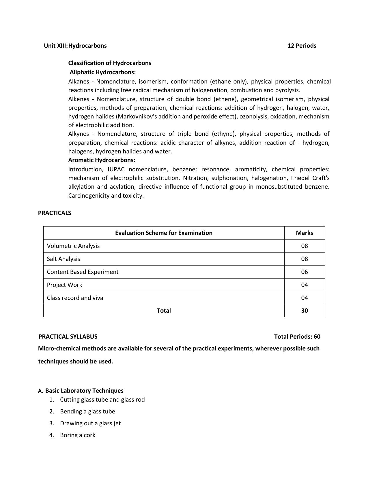 CBSE Class 11 & 12 Syllabus 2022-23 - Chemistry - Page 4