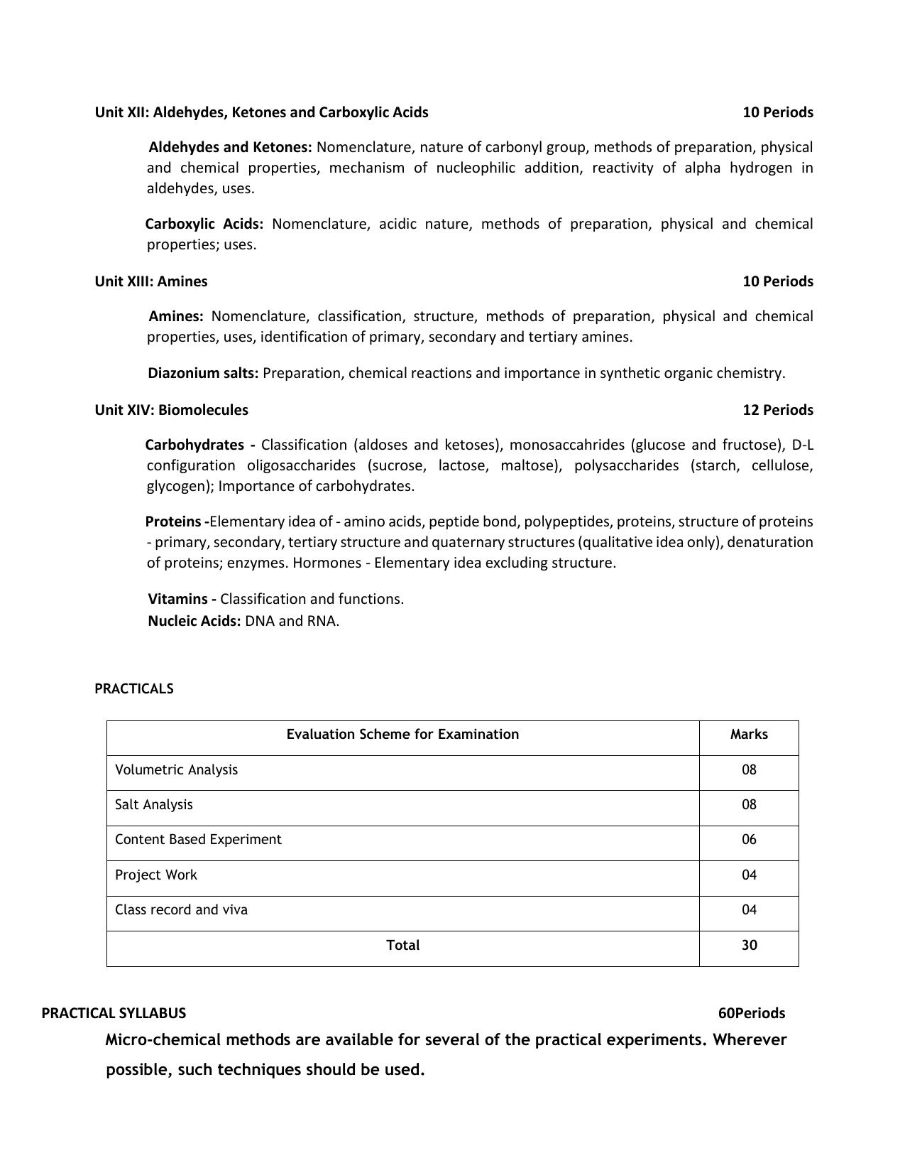 CBSE Class 11 & 12 Syllabus 2022-23 - Chemistry - Page 9