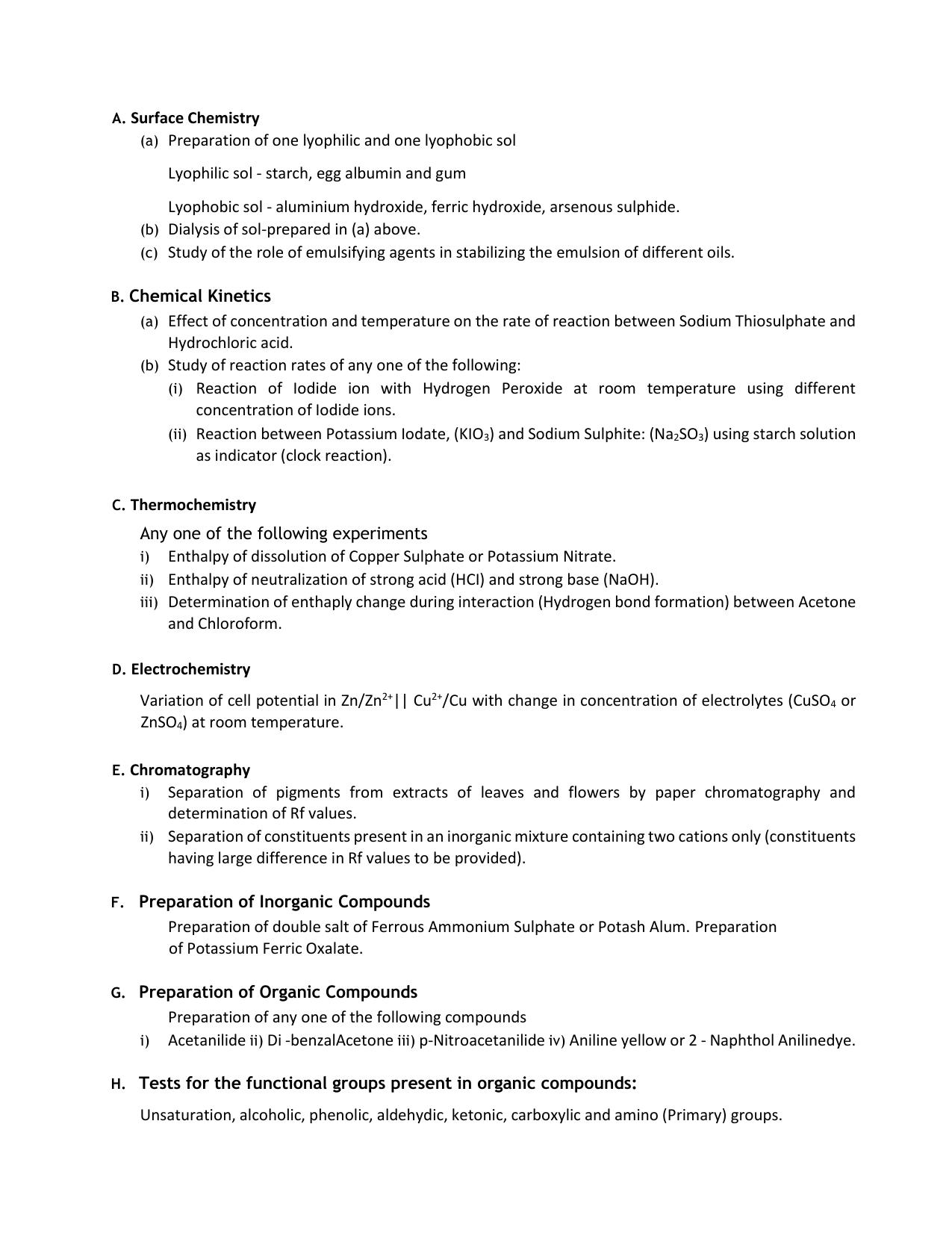 CBSE Class 11 & 12 Syllabus 2022-23 - Chemistry - Page 10