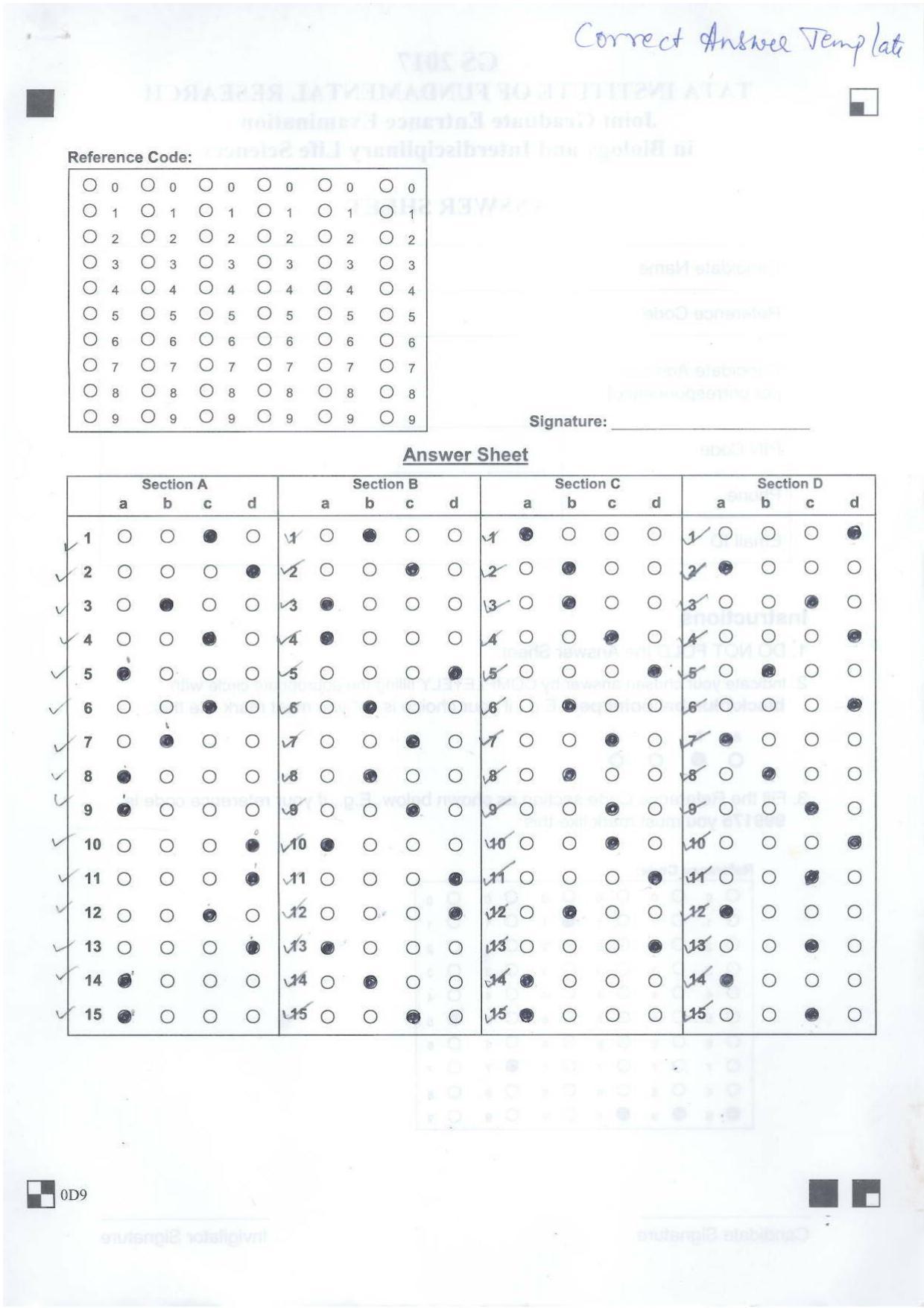 TIFR GS 2017 Biology Question Paper - Page 14