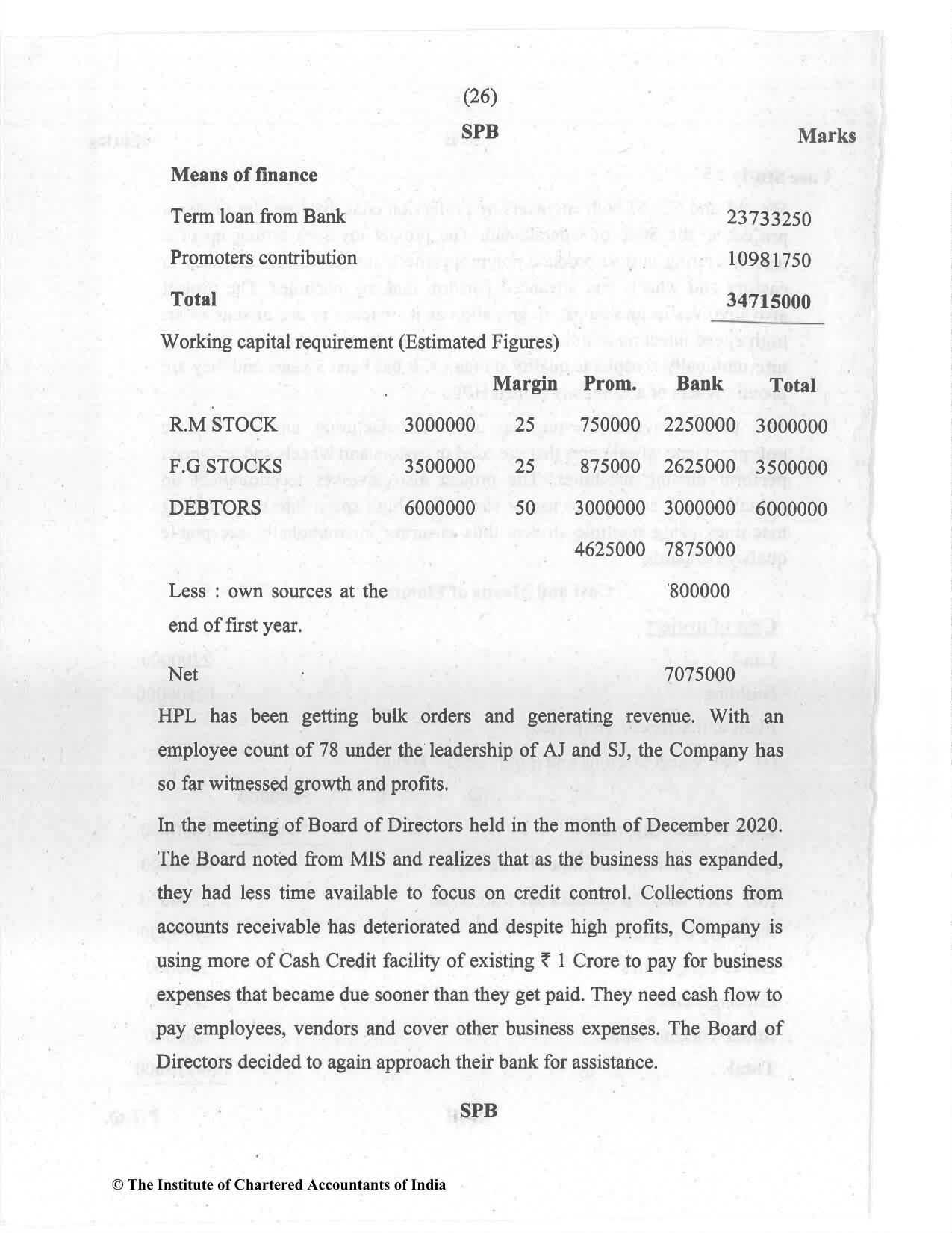 CA Final Jul 2021 Question Paper - Paper 6B – Financial Services and Capital Markets - Page 26