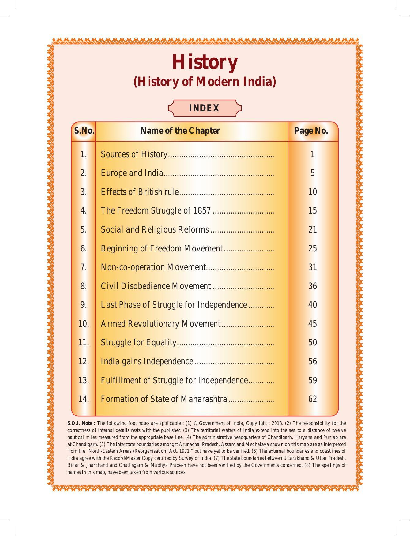 Maharashtra Board Class 8 History & Civics Textbook - Page 9