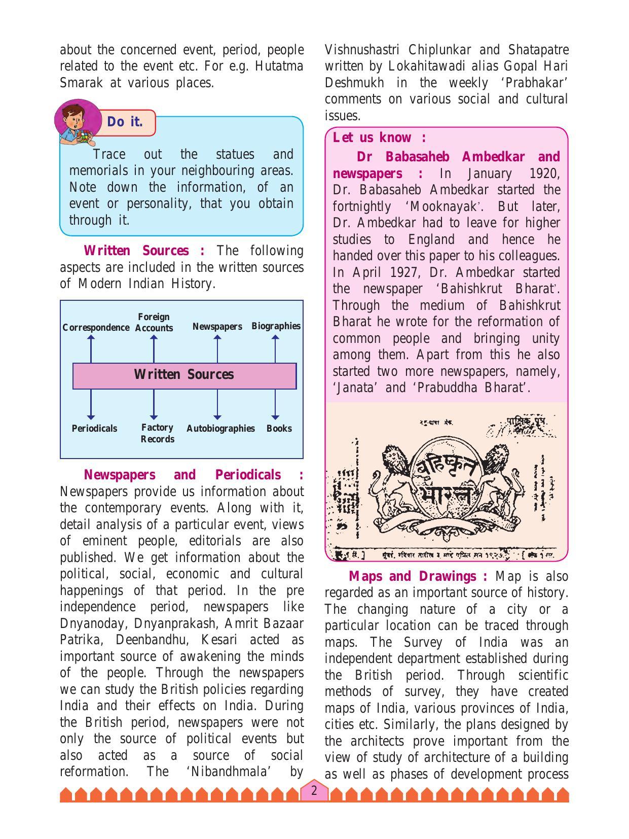 Maharashtra Board Class 8 History & Civics Textbook - Page 12