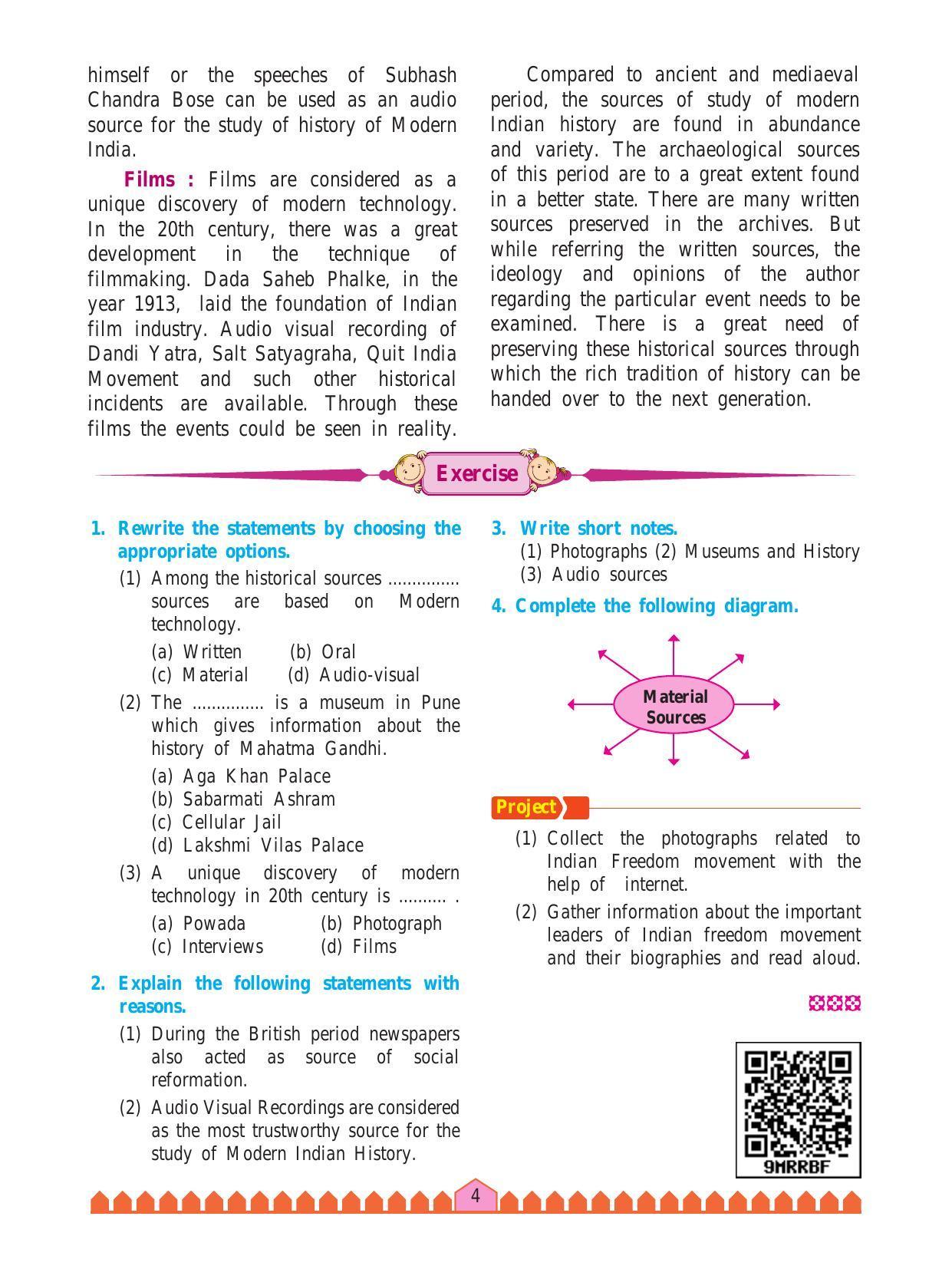 Maharashtra Board Class 8 History & Civics Textbook - Page 14