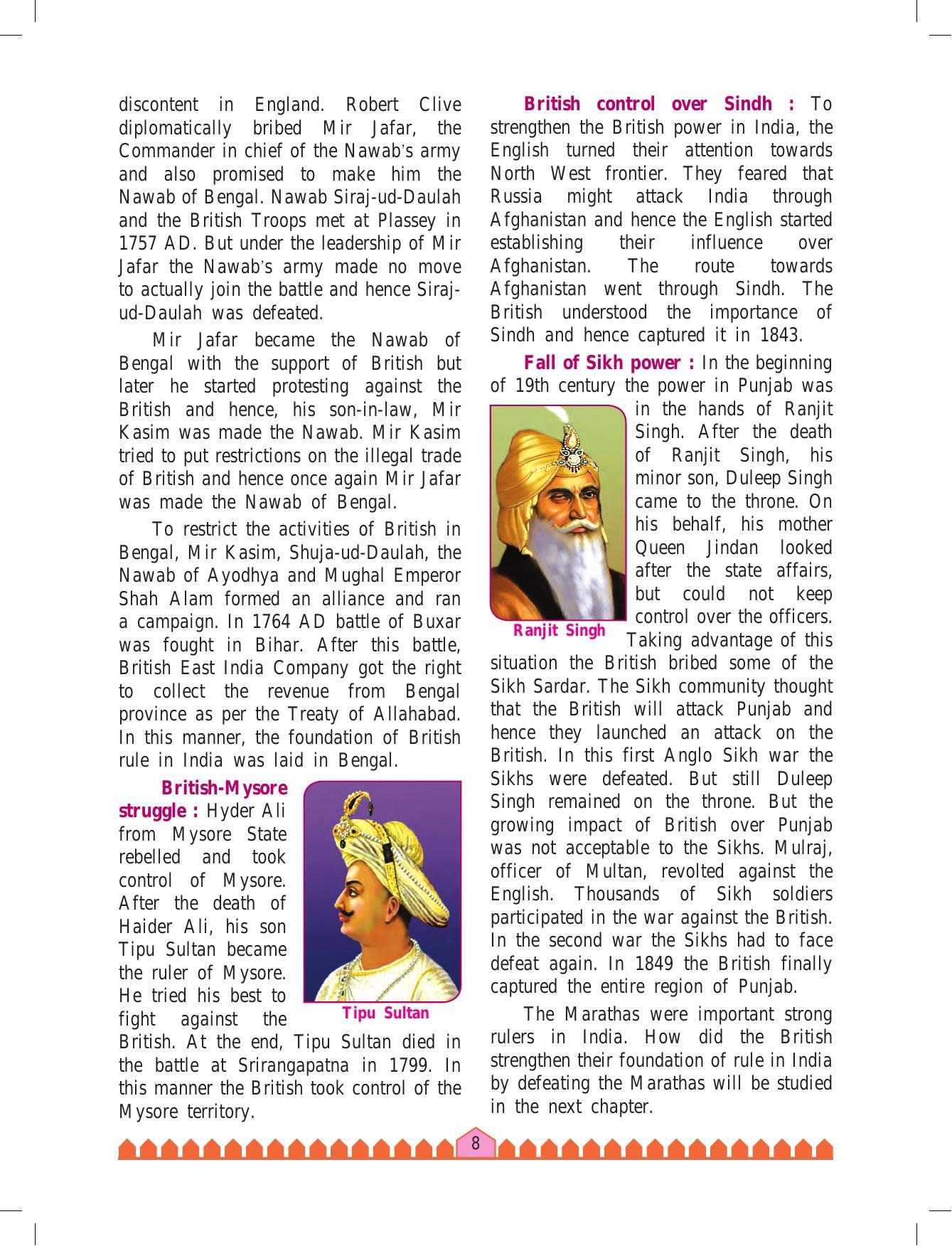 Maharashtra Board Class 8 History & Civics Textbook - Page 18