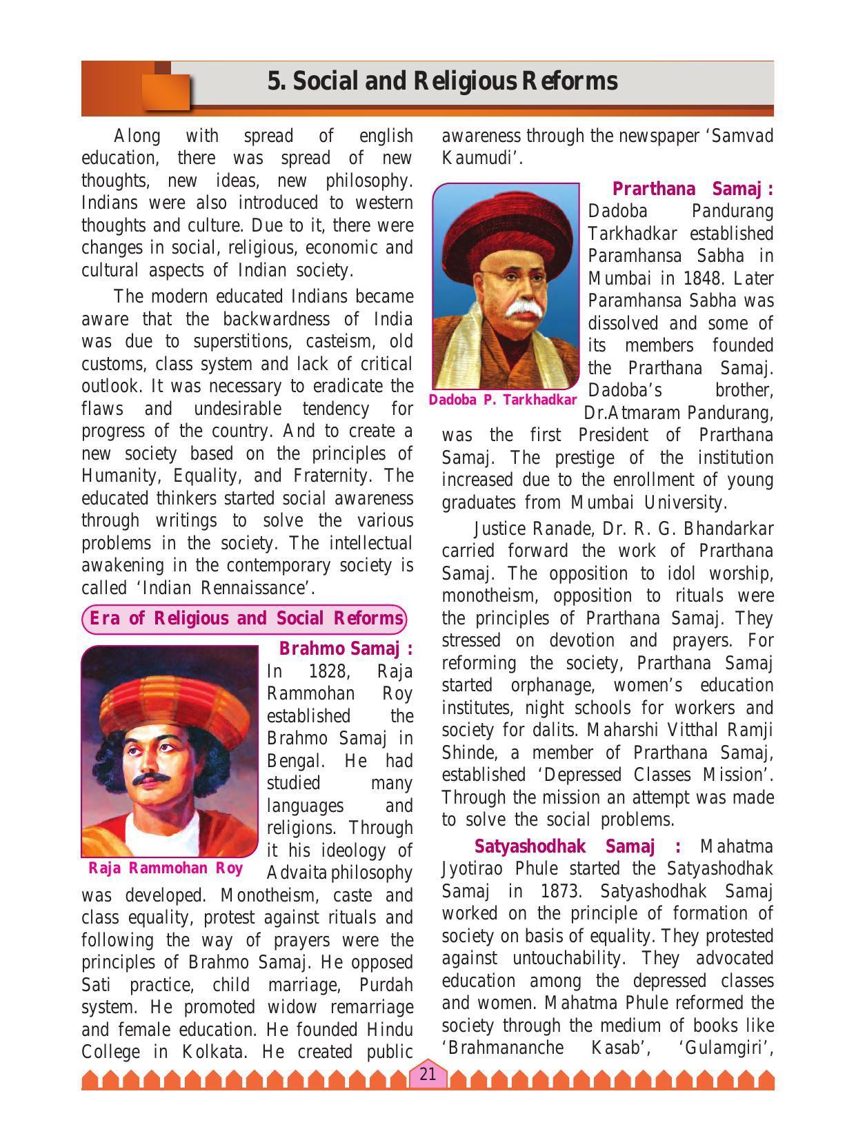 Maharashtra Board Class 8 History & Civics Textbook - Page 31