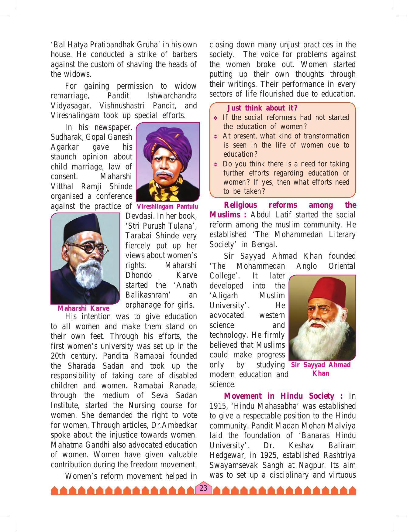 Maharashtra Board Class 8 History & Civics Textbook - Page 33