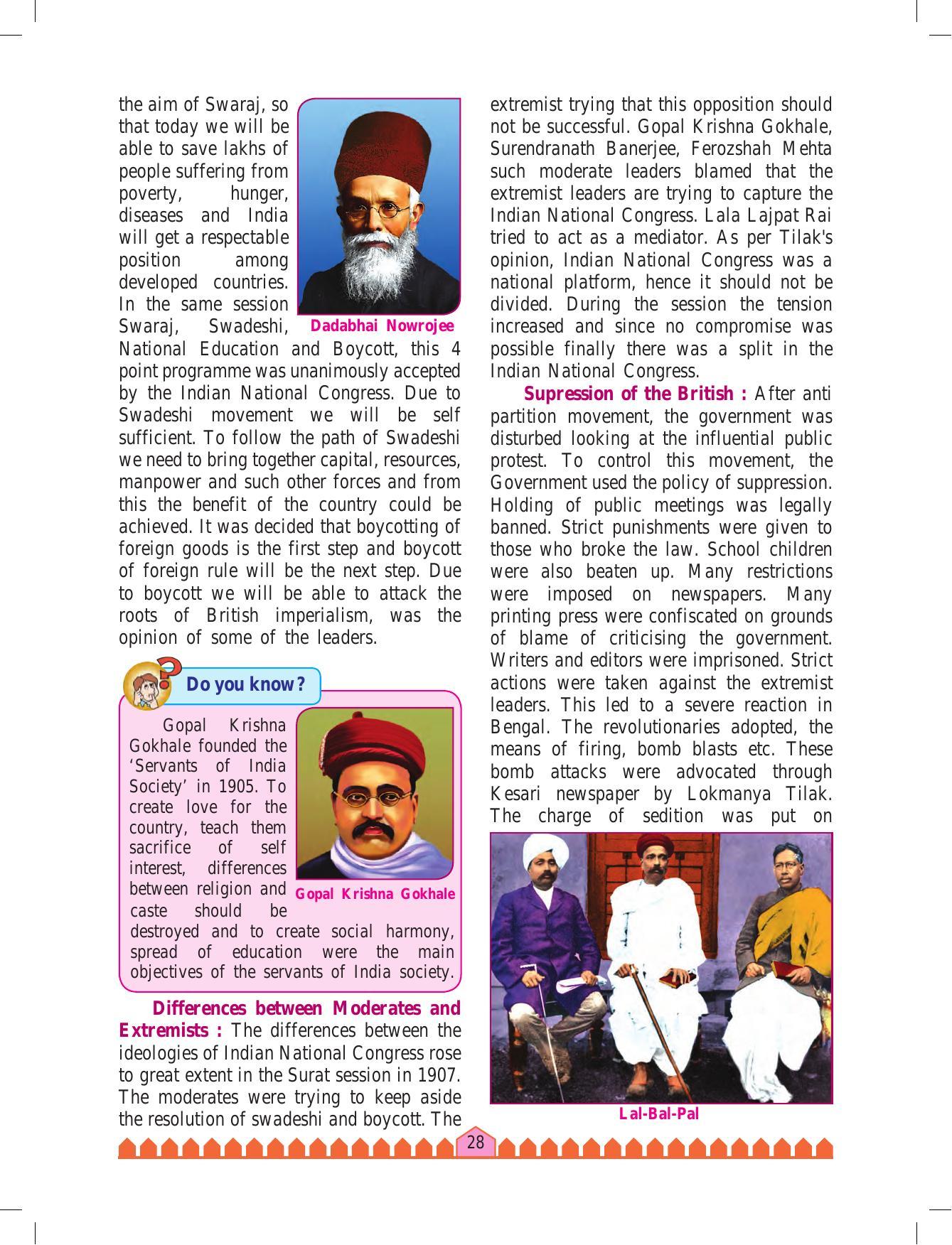 Maharashtra Board Class 8 History & Civics Textbook - Page 38