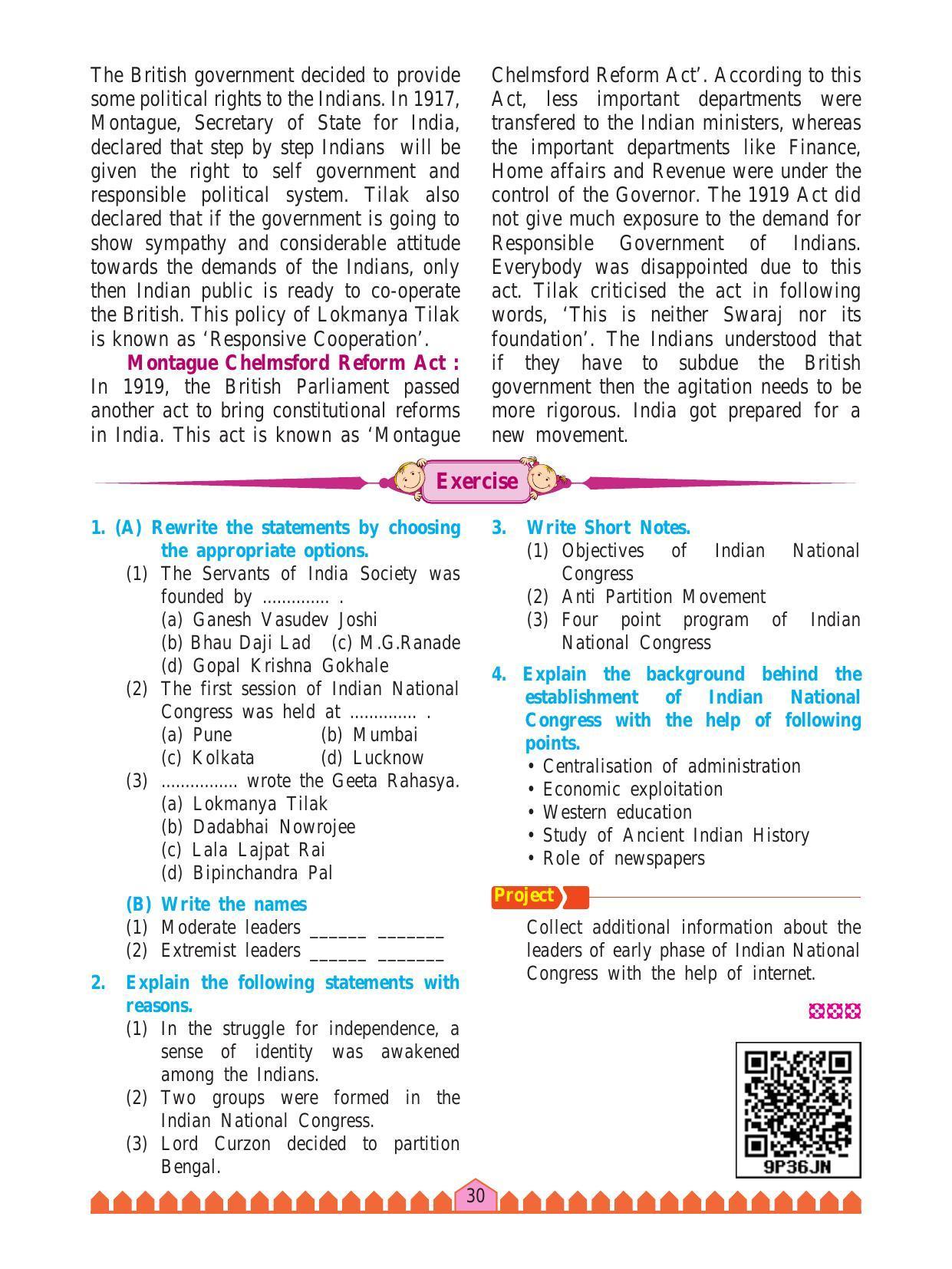 Maharashtra Board Class 8 History & Civics Textbook - Page 40