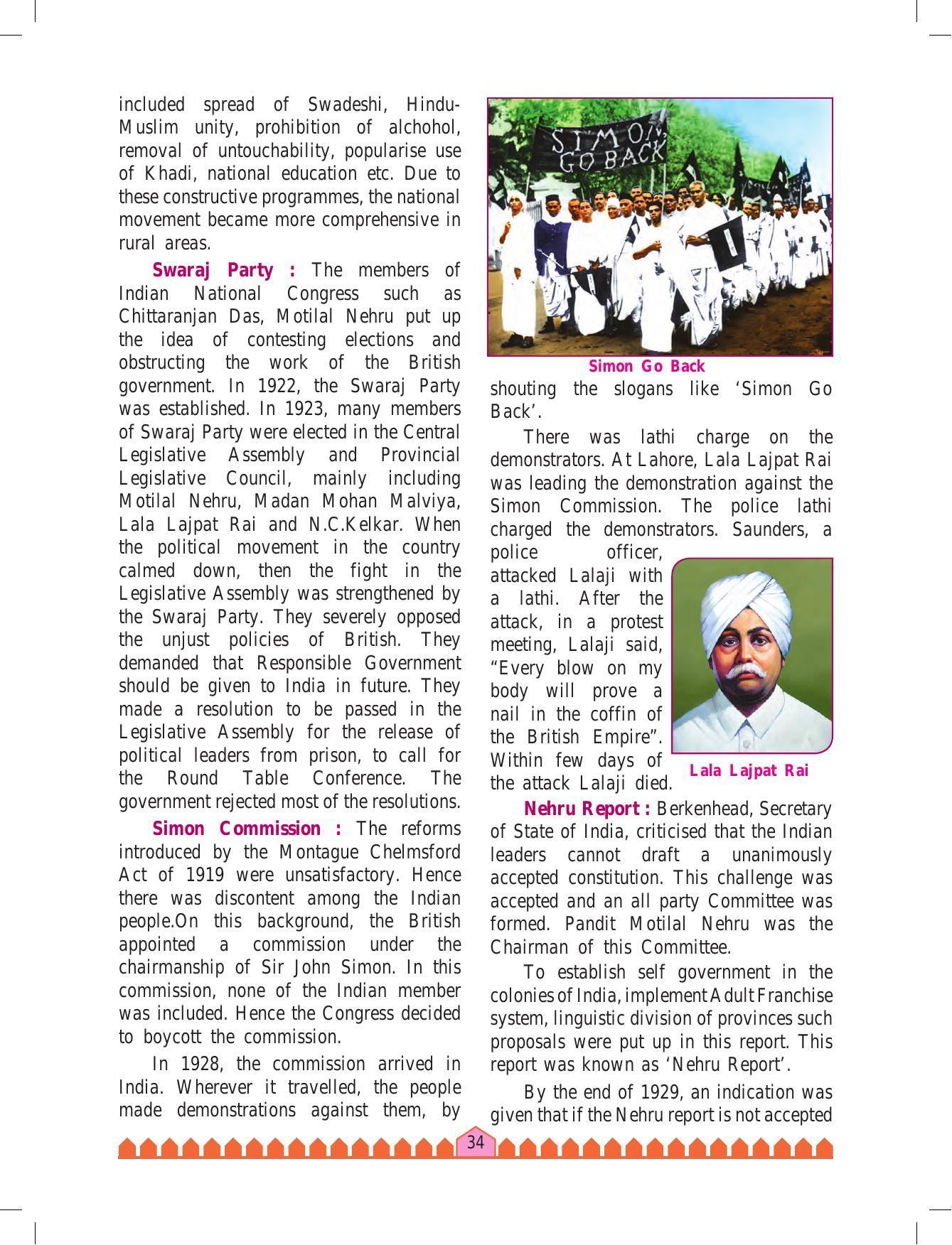 Maharashtra Board Class 8 History & Civics Textbook - Page 44