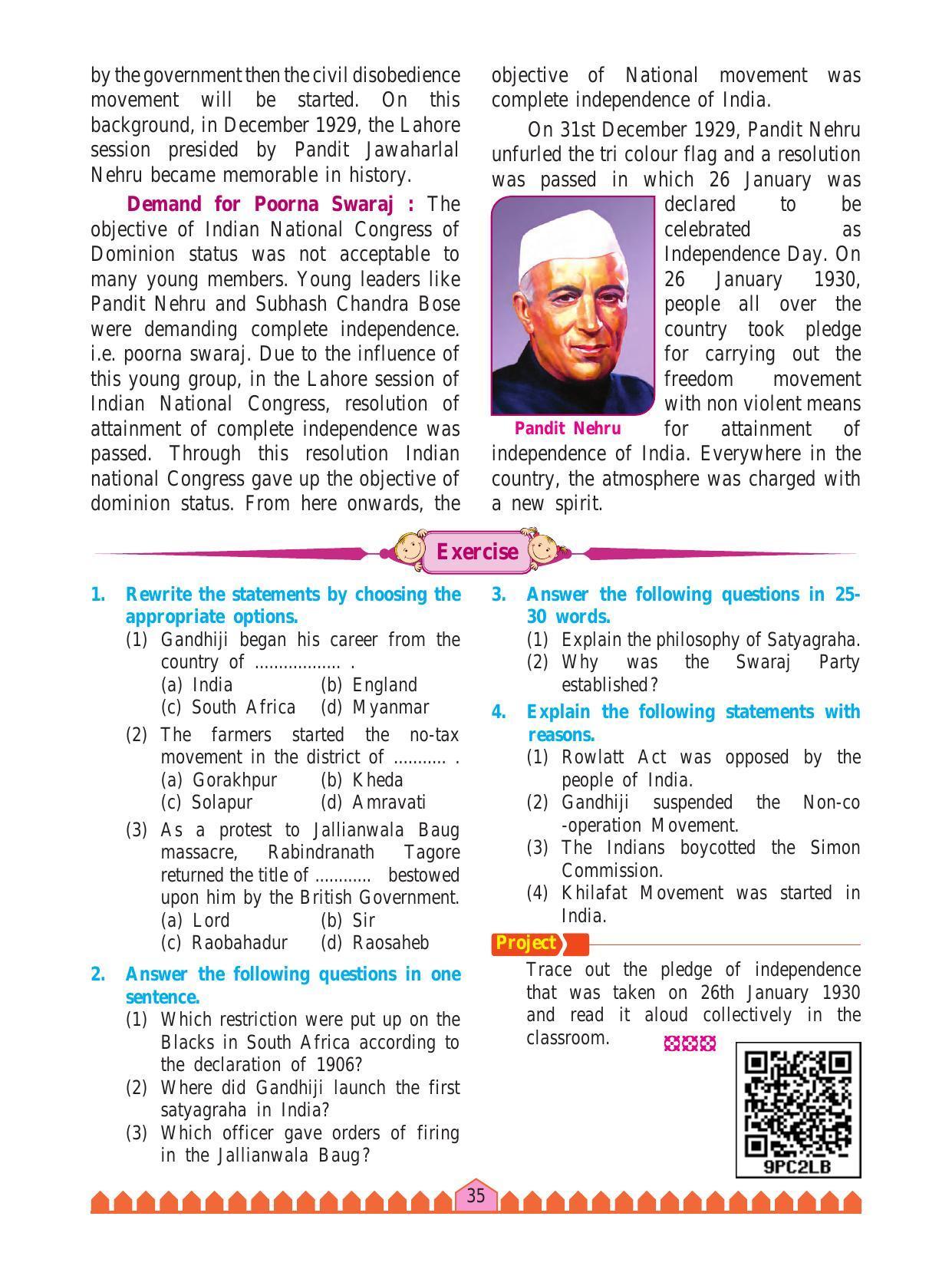 Maharashtra Board Class 8 History & Civics Textbook - Page 45
