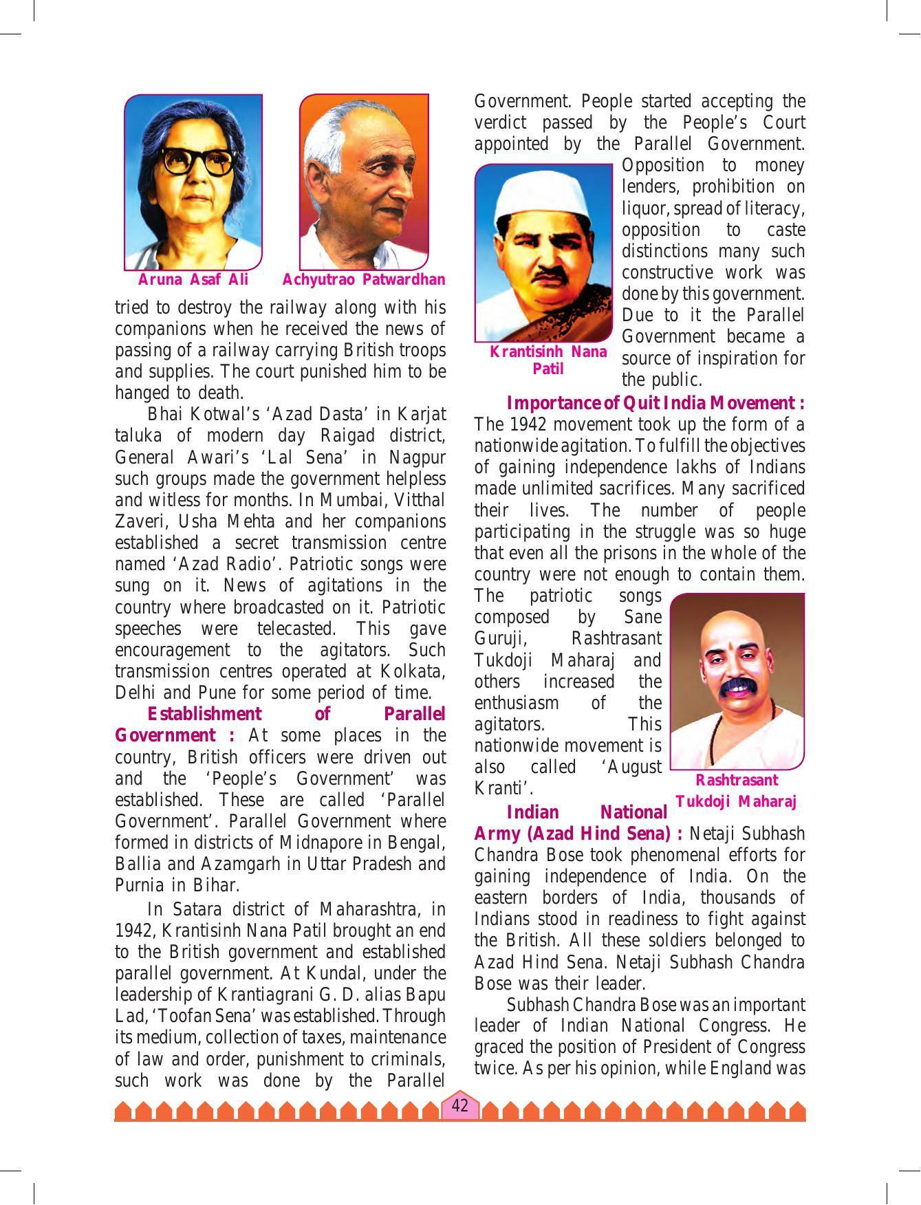 Maharashtra Board Class 8 History & Civics Textbook - Page 52