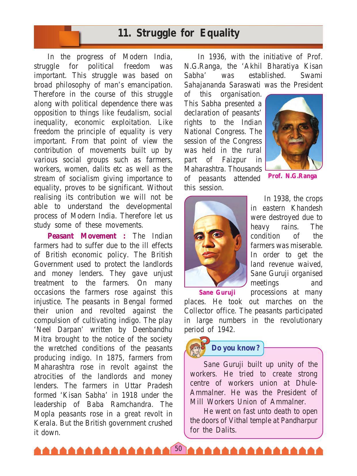 Maharashtra Board Class 8 History & Civics Textbook - Page 60
