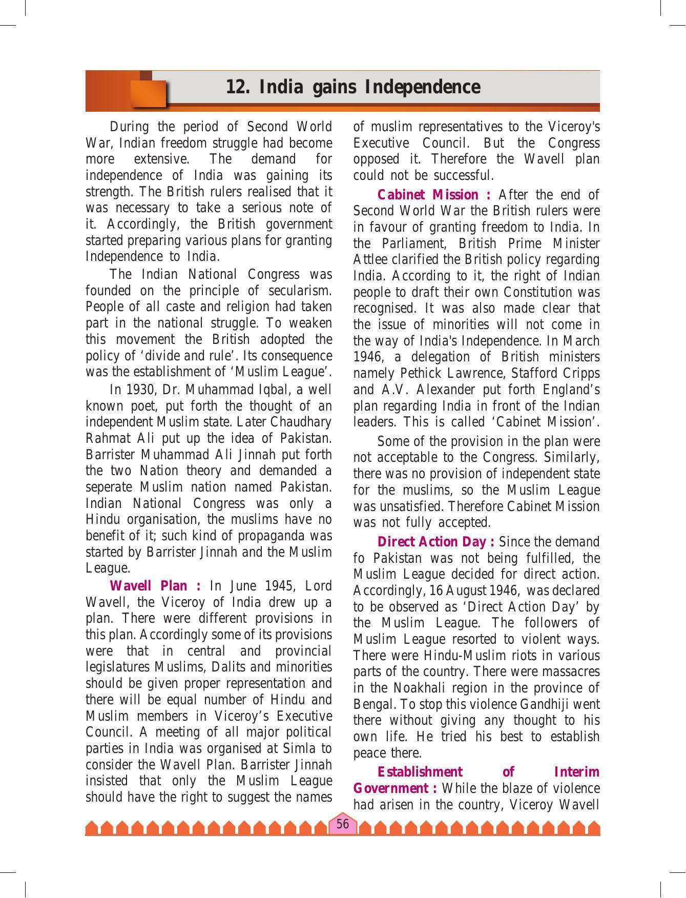 Maharashtra Board Class 8 History & Civics Textbook - Page 66