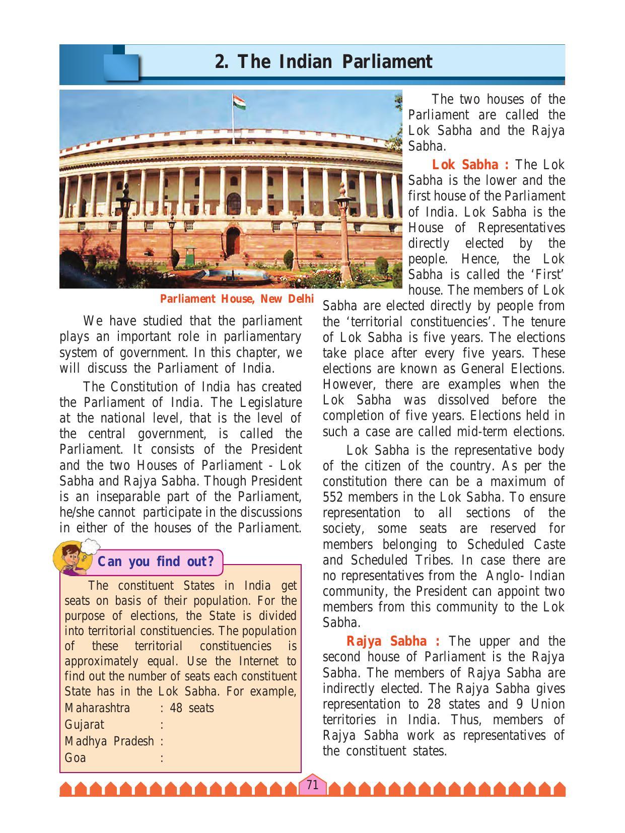 Maharashtra Board Class 8 History & Civics Textbook - Page 81