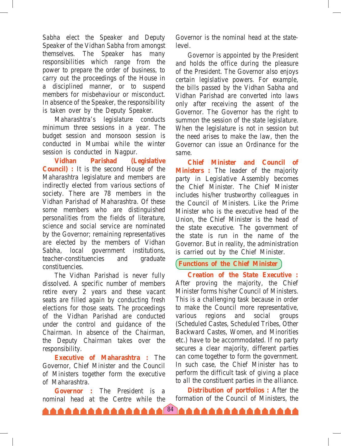 Maharashtra Board Class 8 History & Civics Textbook - Page 94