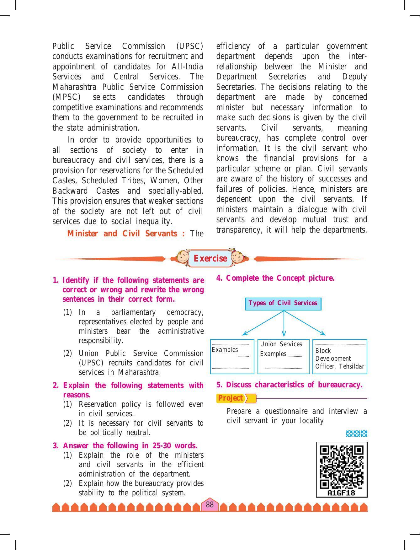 Maharashtra Board Class 8 History & Civics Textbook - Page 98