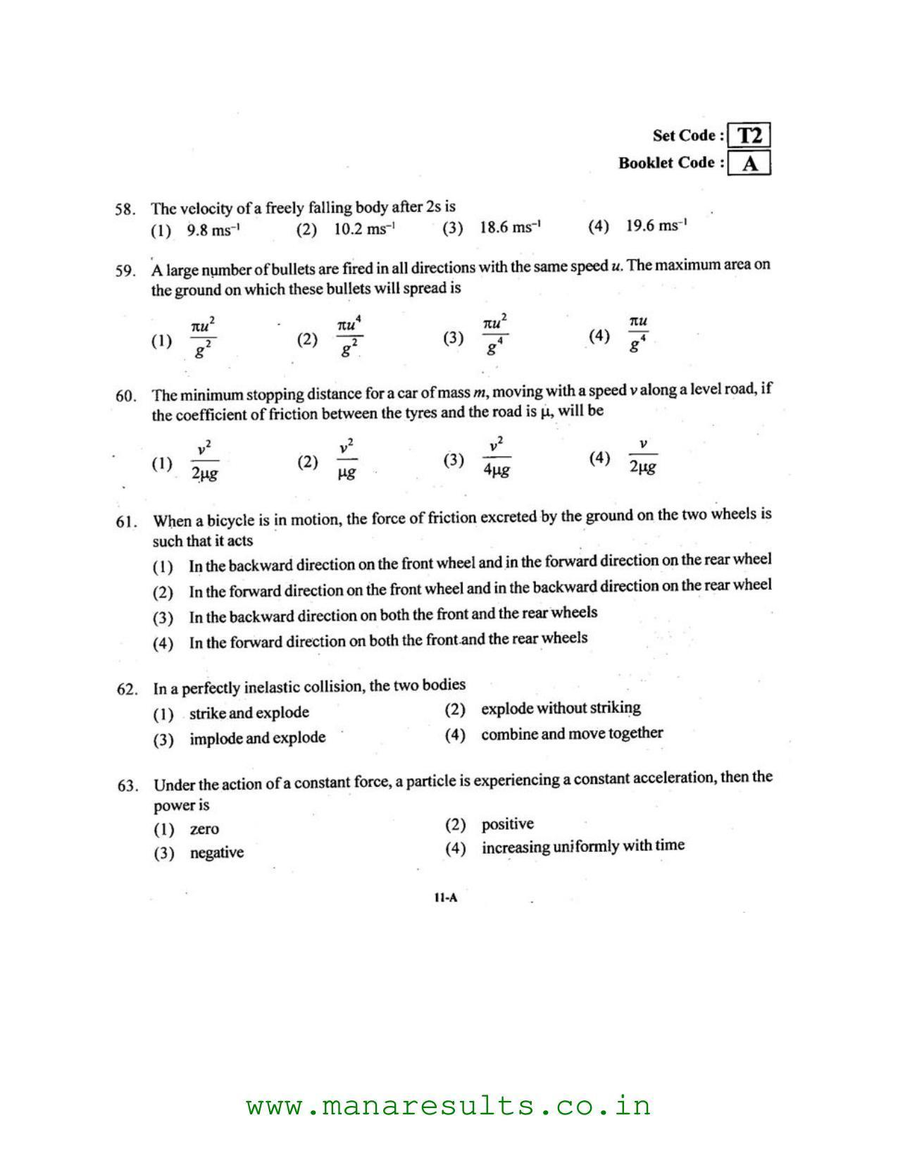 AP ECET 2016 Electronics and Communication Engineering Old Previous Question Papers - Page 10