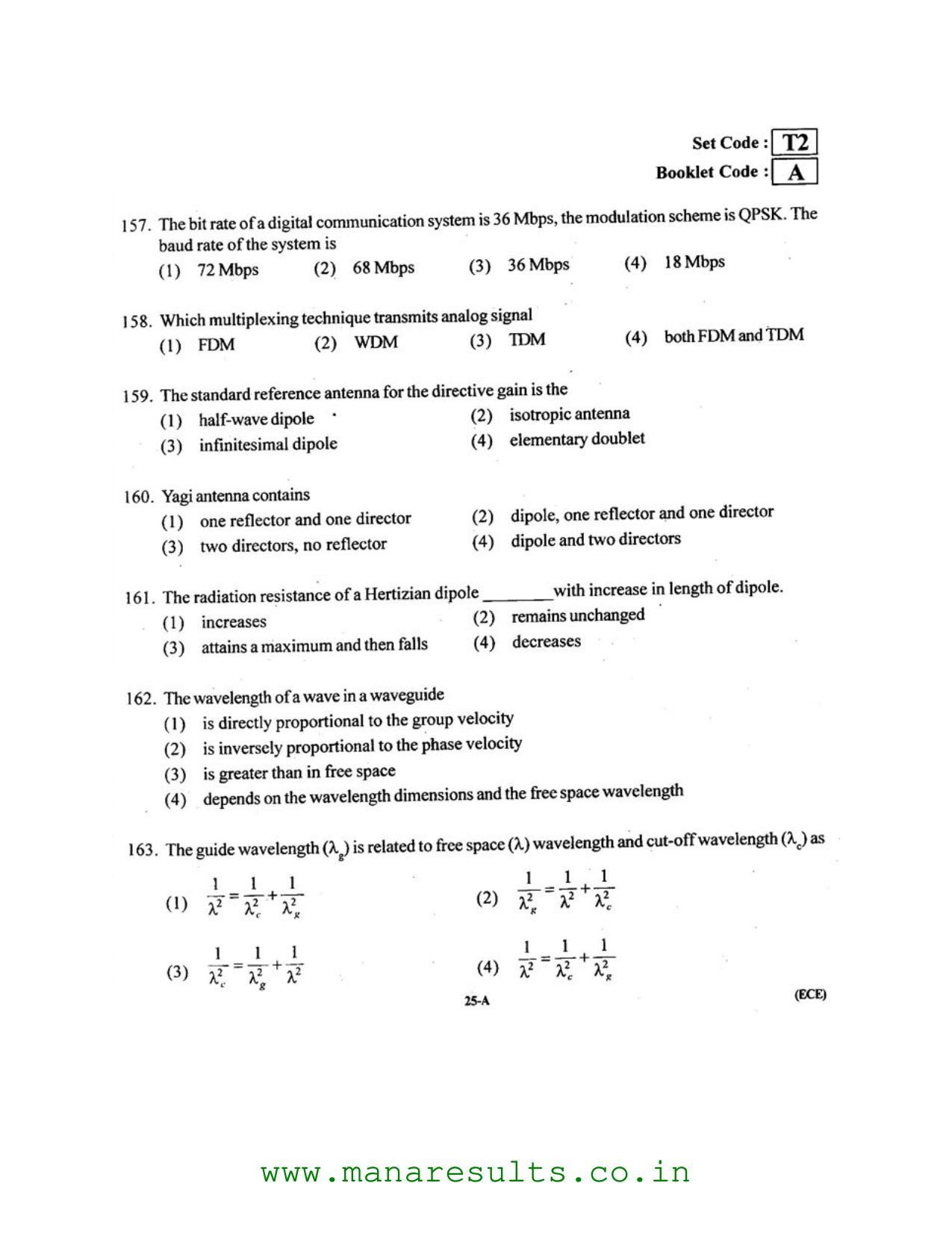 AP ECET 2016 Electronics and Communication Engineering Old Previous Question Papers - Page 24