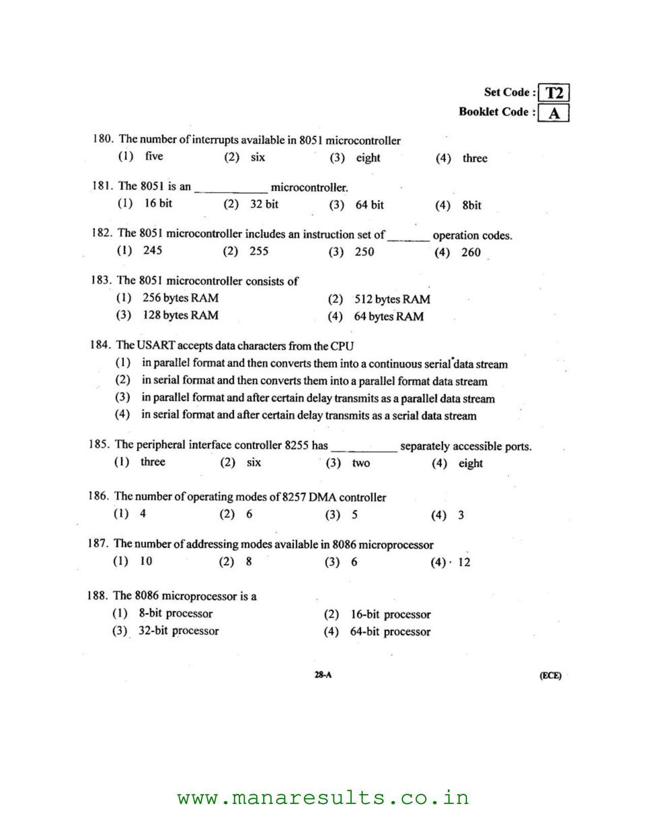 AP ECET 2016 Electronics and Communication Engineering Old Previous Question Papers - Page 27