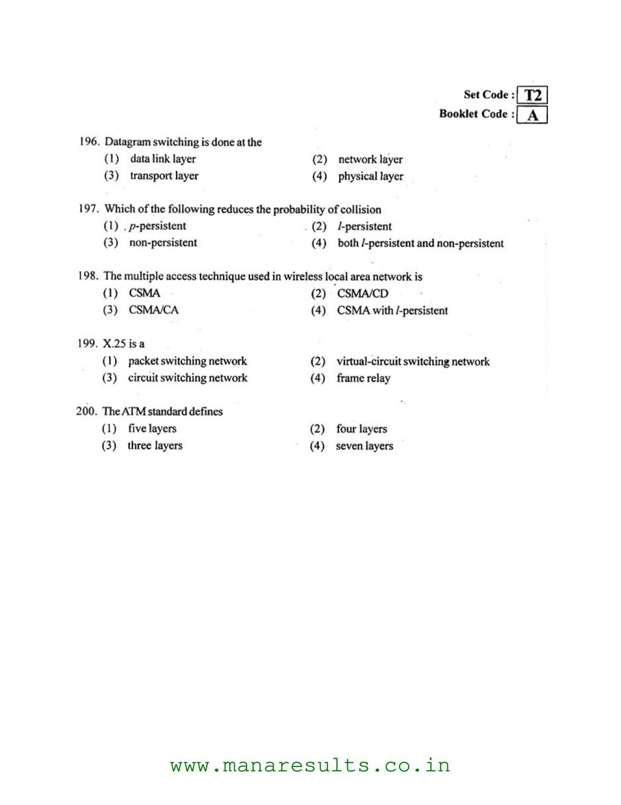 AP ECET 2016 Electronics and Communication Engineering Old Previous Question Papers - Page 29