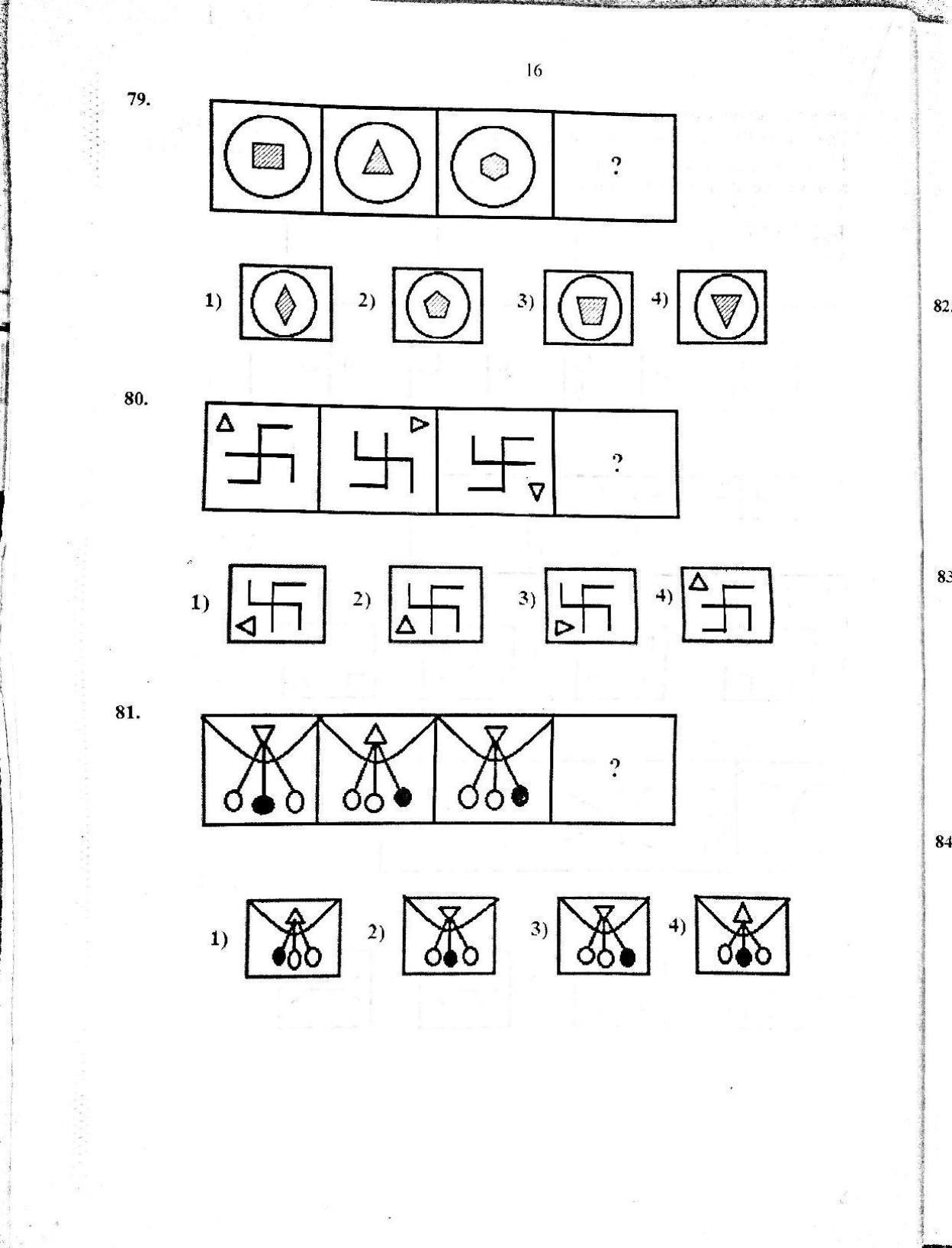 MAT 2017 Class 8 Tamil Nadu NMMS Question Papers - Page 14