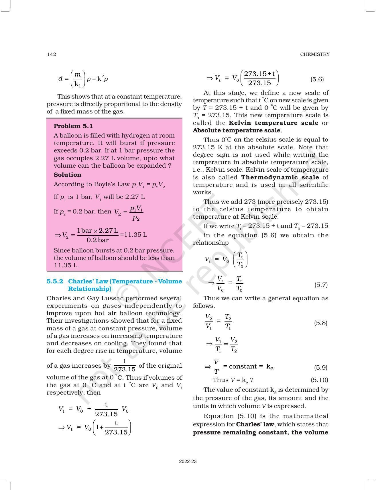 NCERT Book for Class 11 Chemistry Chapter 5 States of Matter - Page 7